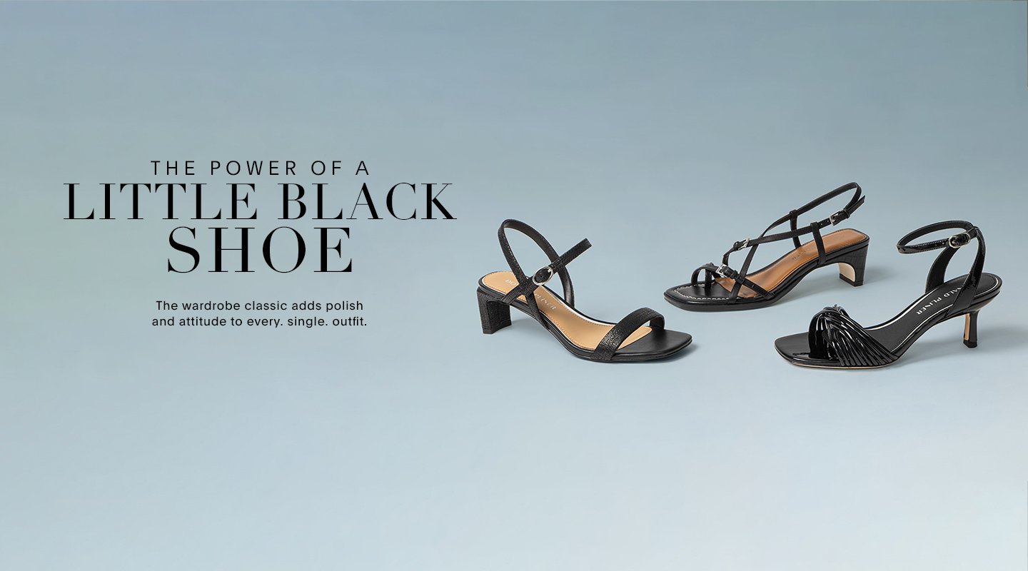 THE POWER OF A LITTLE BLACK SHOE This wardrobe classic adds polish and attitude to every. single. outfit.