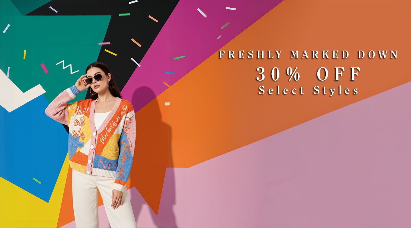 Freshly Marked Down. 30% Off Select Styles