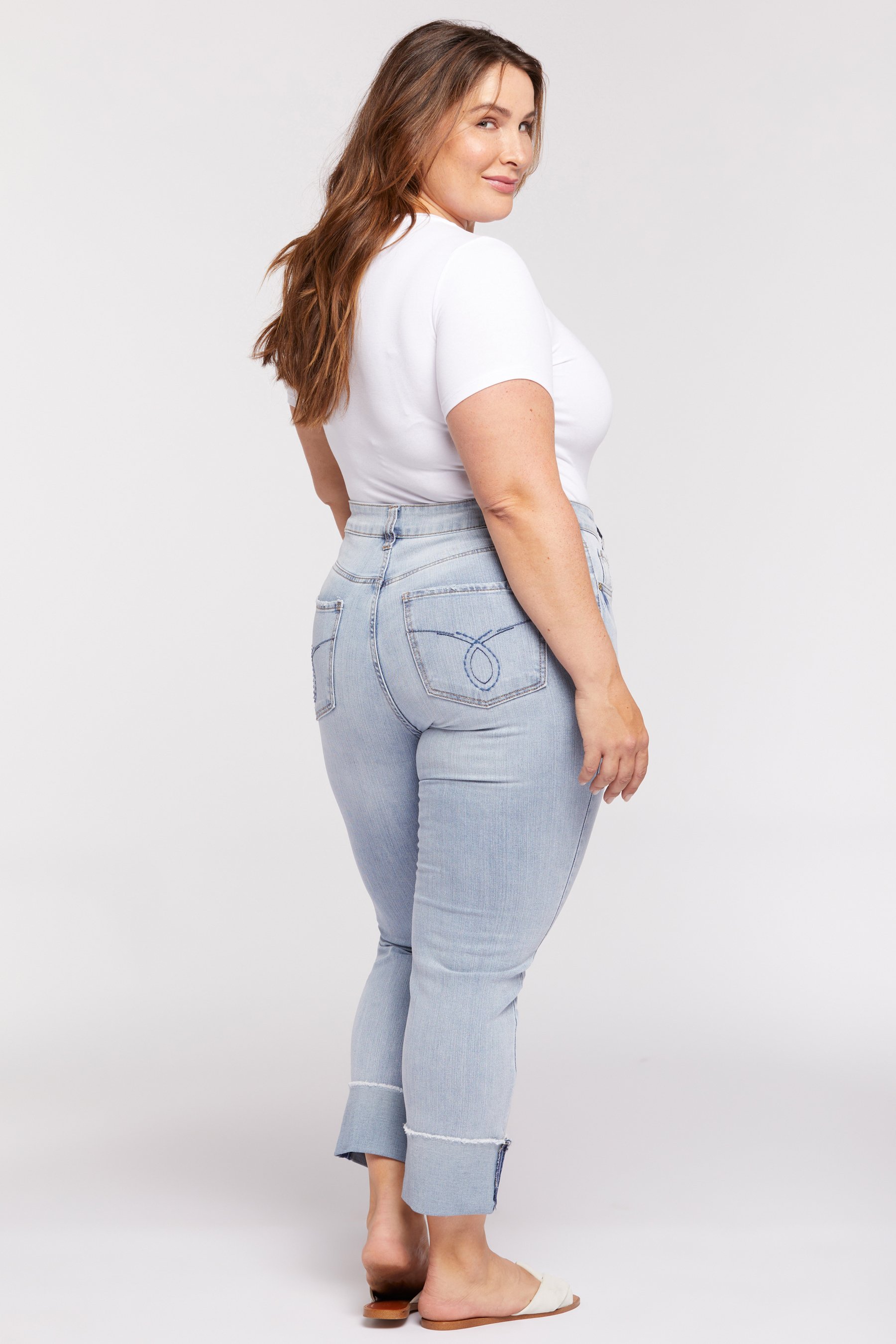 High Rise Boyfriend Slim Straight Jean at Seven7 Jeans