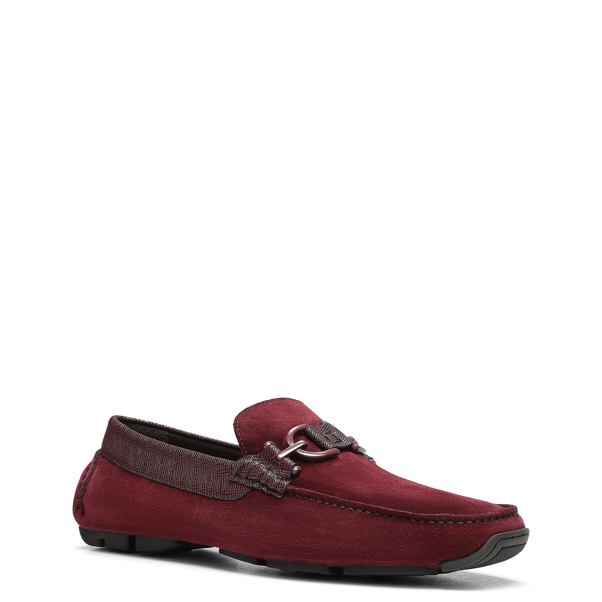 Donald Pliner Men Dacio Driver Burgundy Casual In Burgundy