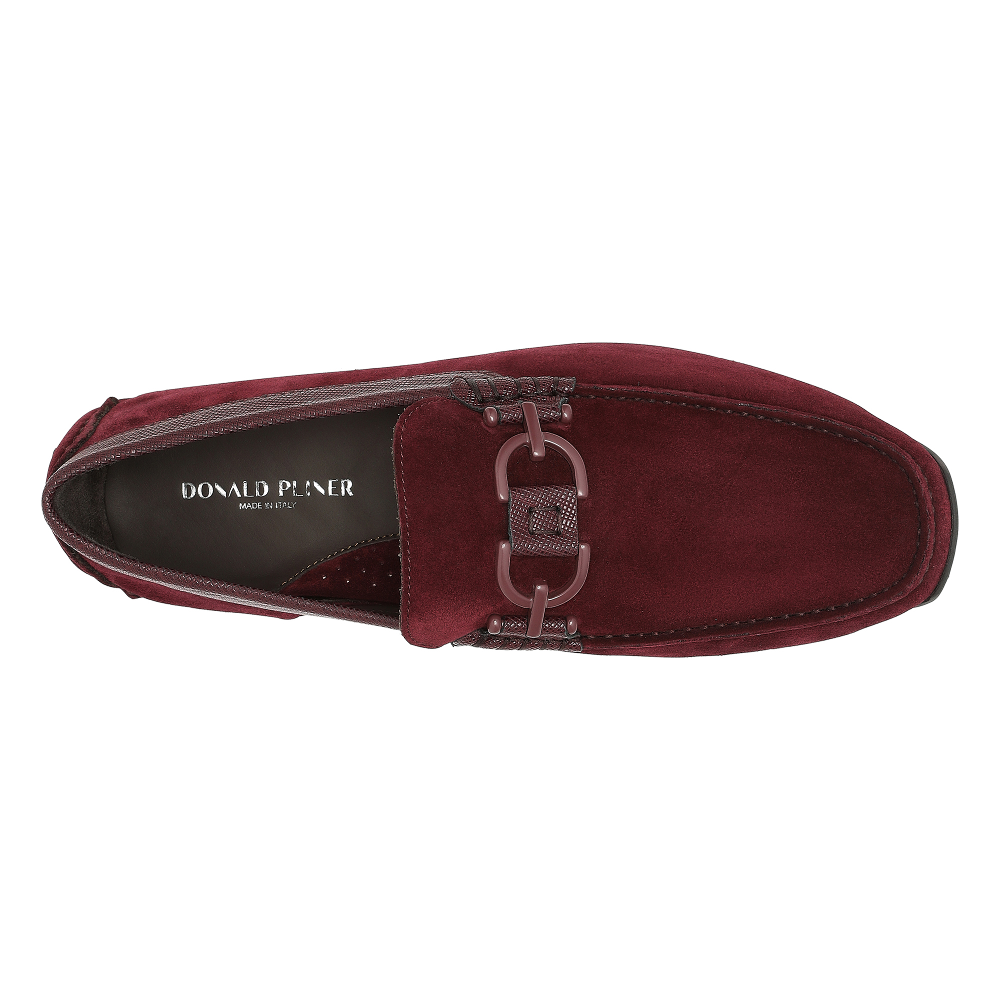 Donald Pliner Men Dacio Driver Burgundy Casual In Burgundy