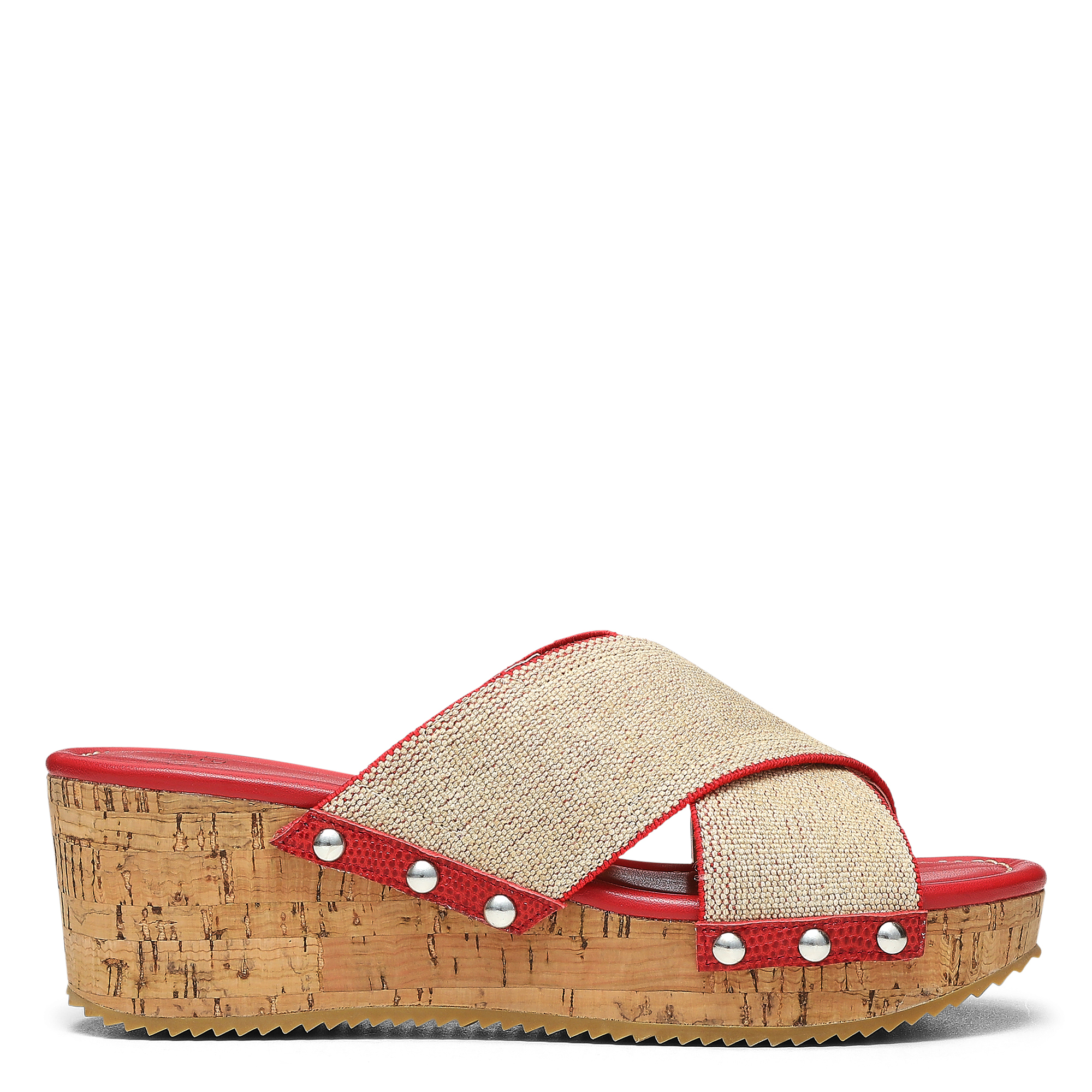 Donald Pliner Summer Platform Wedge Sandal In Tomato