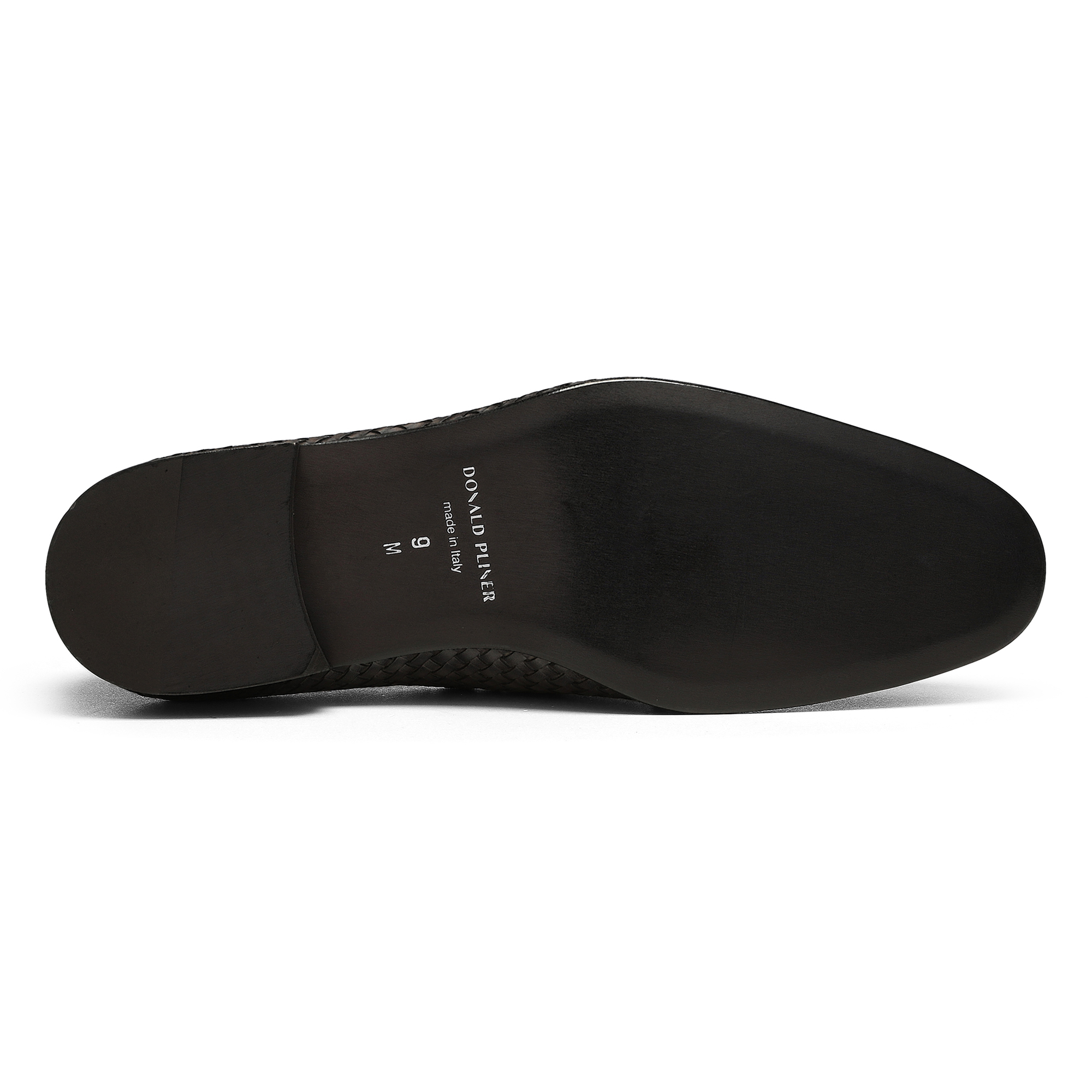 Donald Pliner Spirro Woven Tassel Loafer In Grey