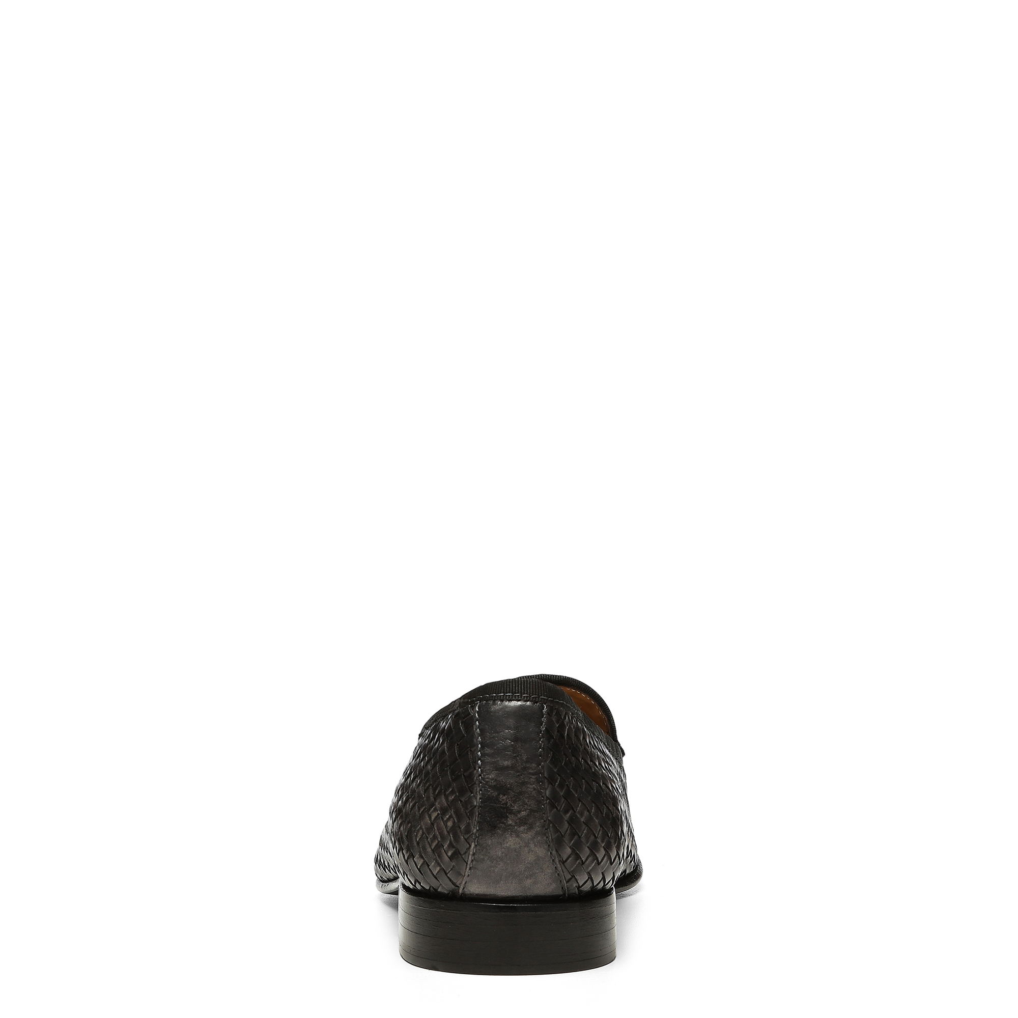 Donald Pliner Spirro Woven Tassel Loafer In Grey