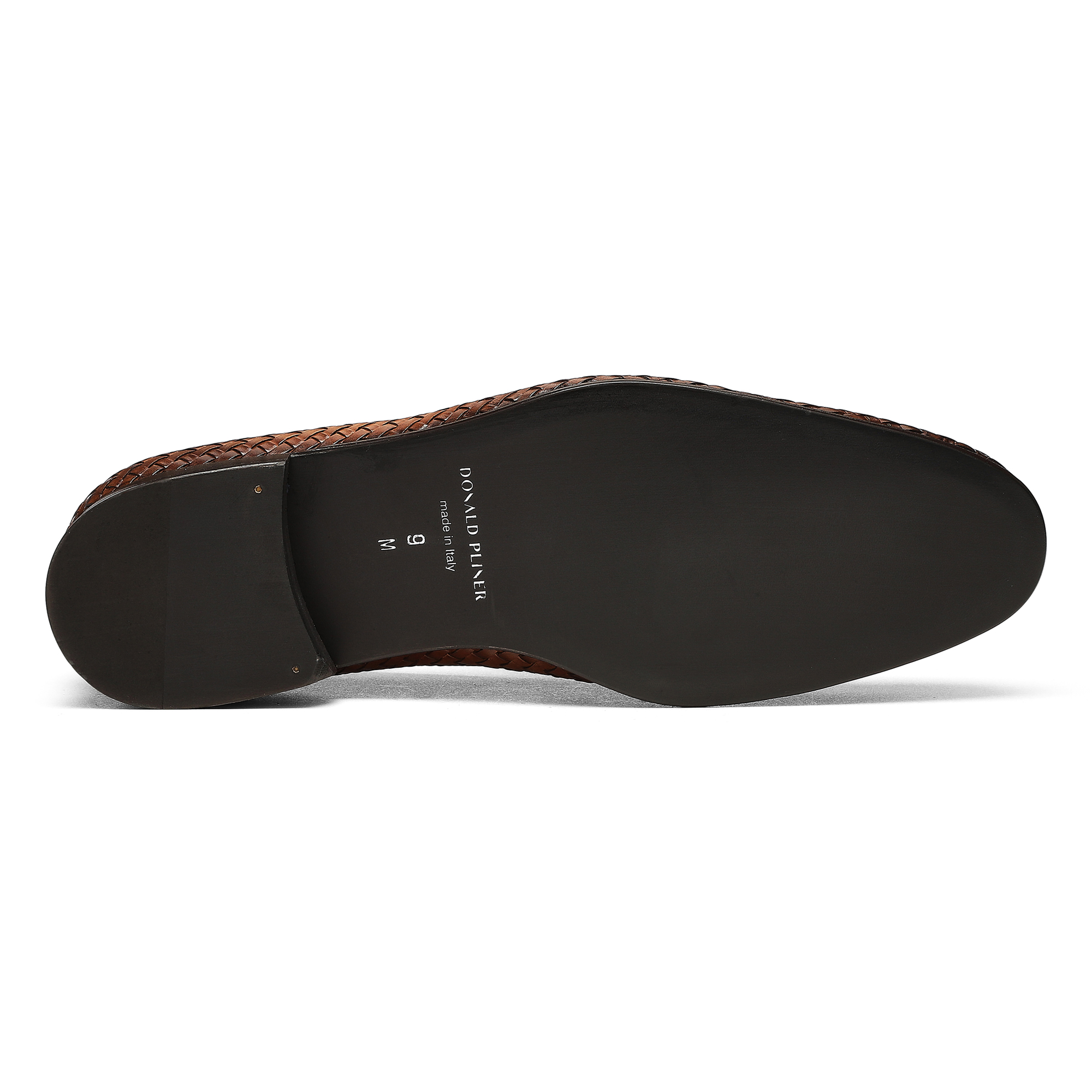 Donald Pliner Spirro Woven Tassel Loafer In Cognac