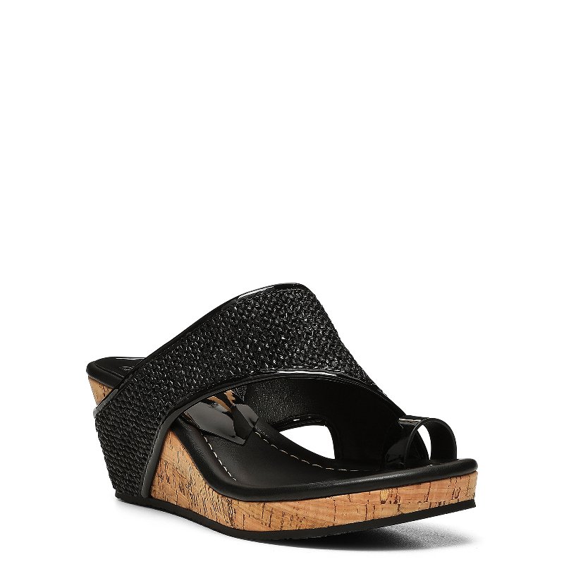 Robe Sandale à Talons Donald J Pliner - Cuir Daim Noir, Taille 8 (US) - Neuve Dans Sa Boîte