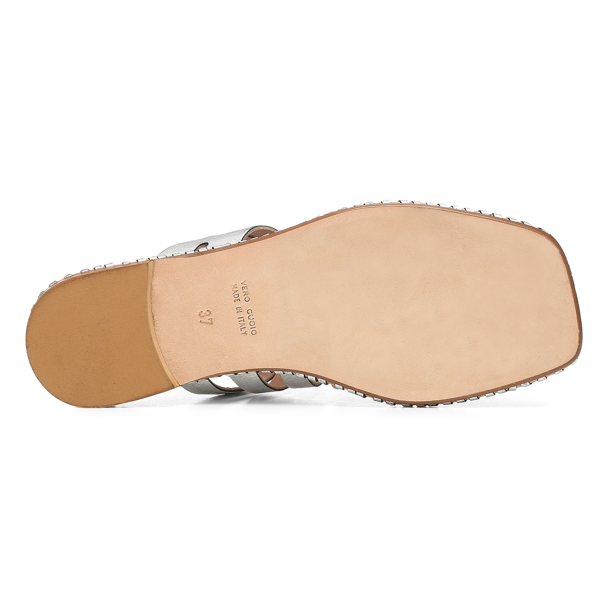 Donald Pliner Emmaline Croc Strappy Sandal In Silver