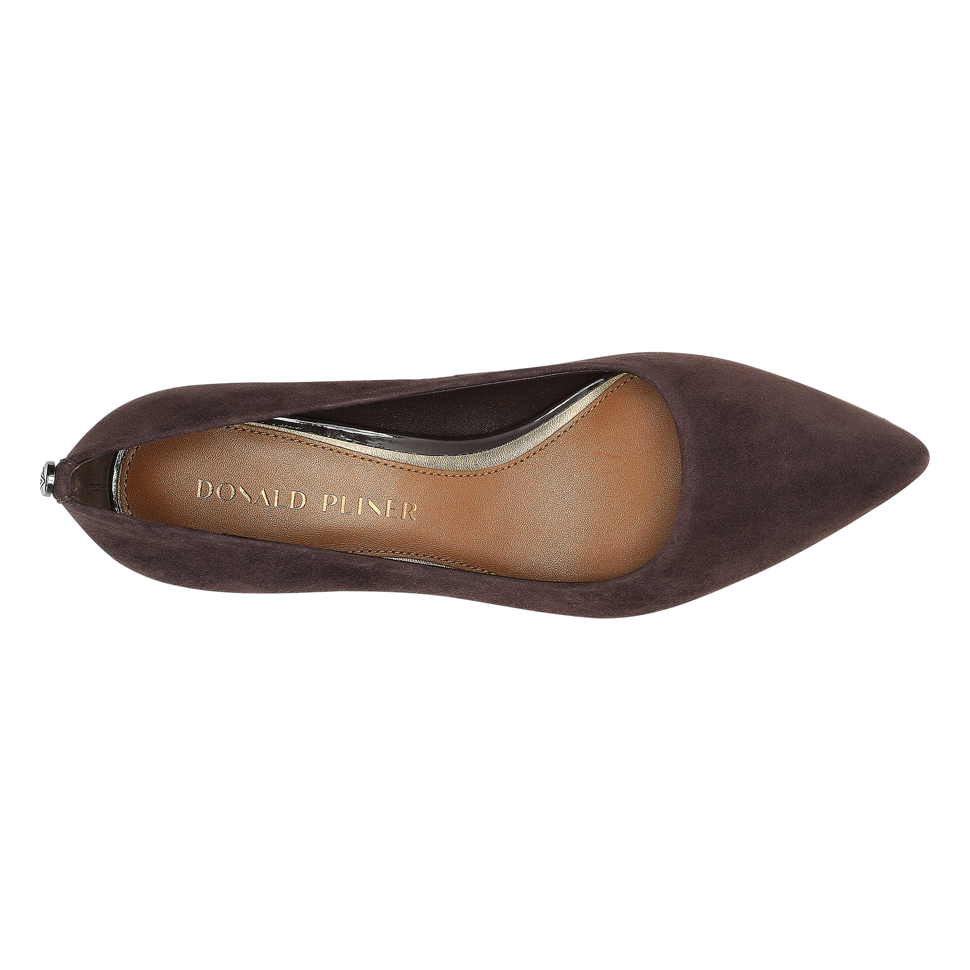Donald Pliner Women Suzette Dark Brown Suede Dress In Dark Brown Suede