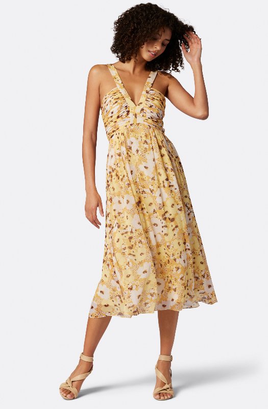 knee length dresses for ladies Rochelle Silk Midi Dress – 100% Luxury Silk main image 0