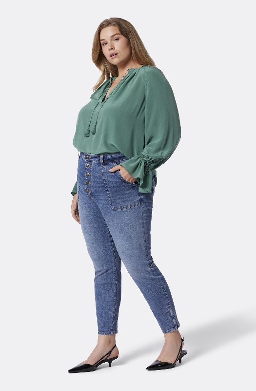 Cecarina Long Sleeve Cotton Top at Joie