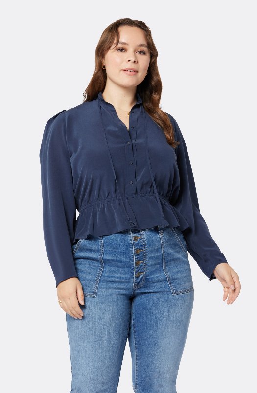 Tezza Short Sleeve Silk Top at Joie