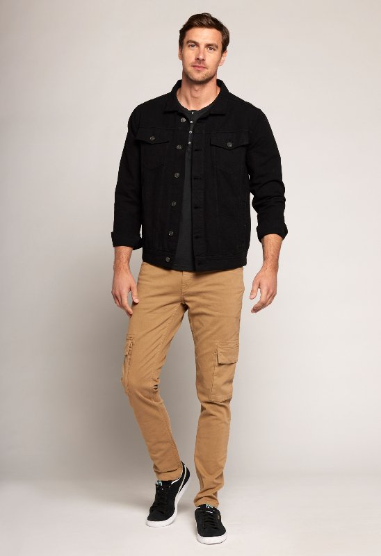 Pantalon Militaire Current Elliott – Bleu Clair Taille 2, Coupe Tapered, Neuf Avec étiquettes