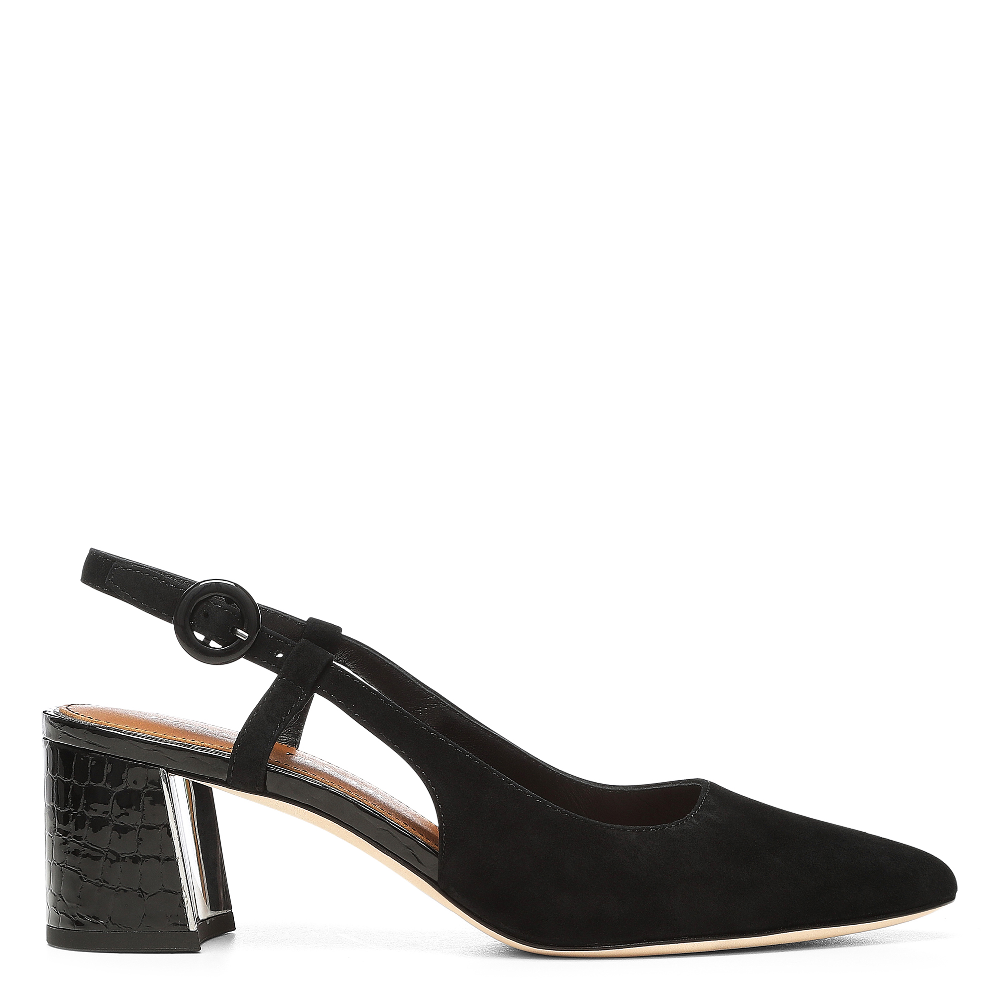 Donald Pliner Song Slingback Pointed Toe Pump In Black