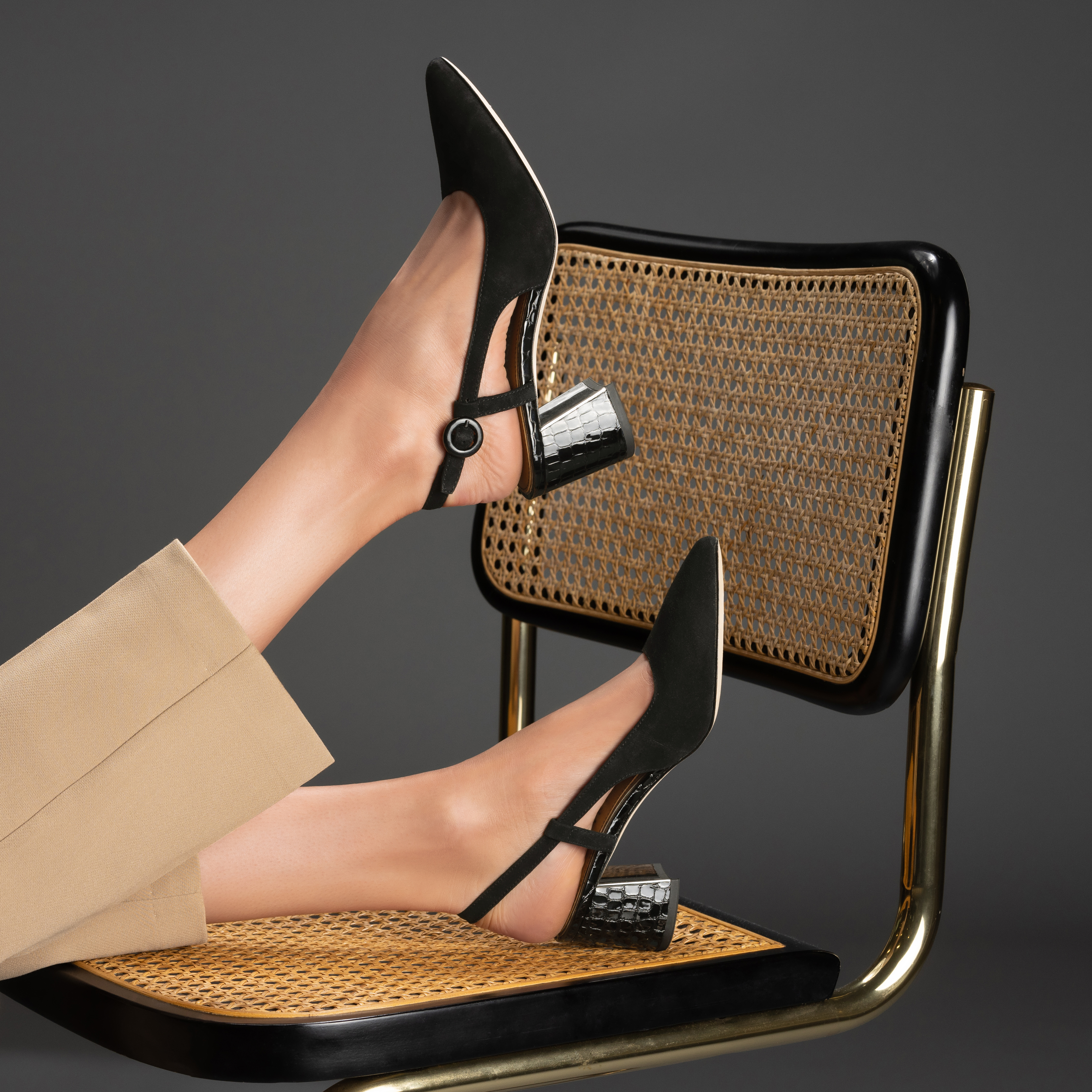 Donald Pliner Song Slingback Pointed Toe Pump In Black