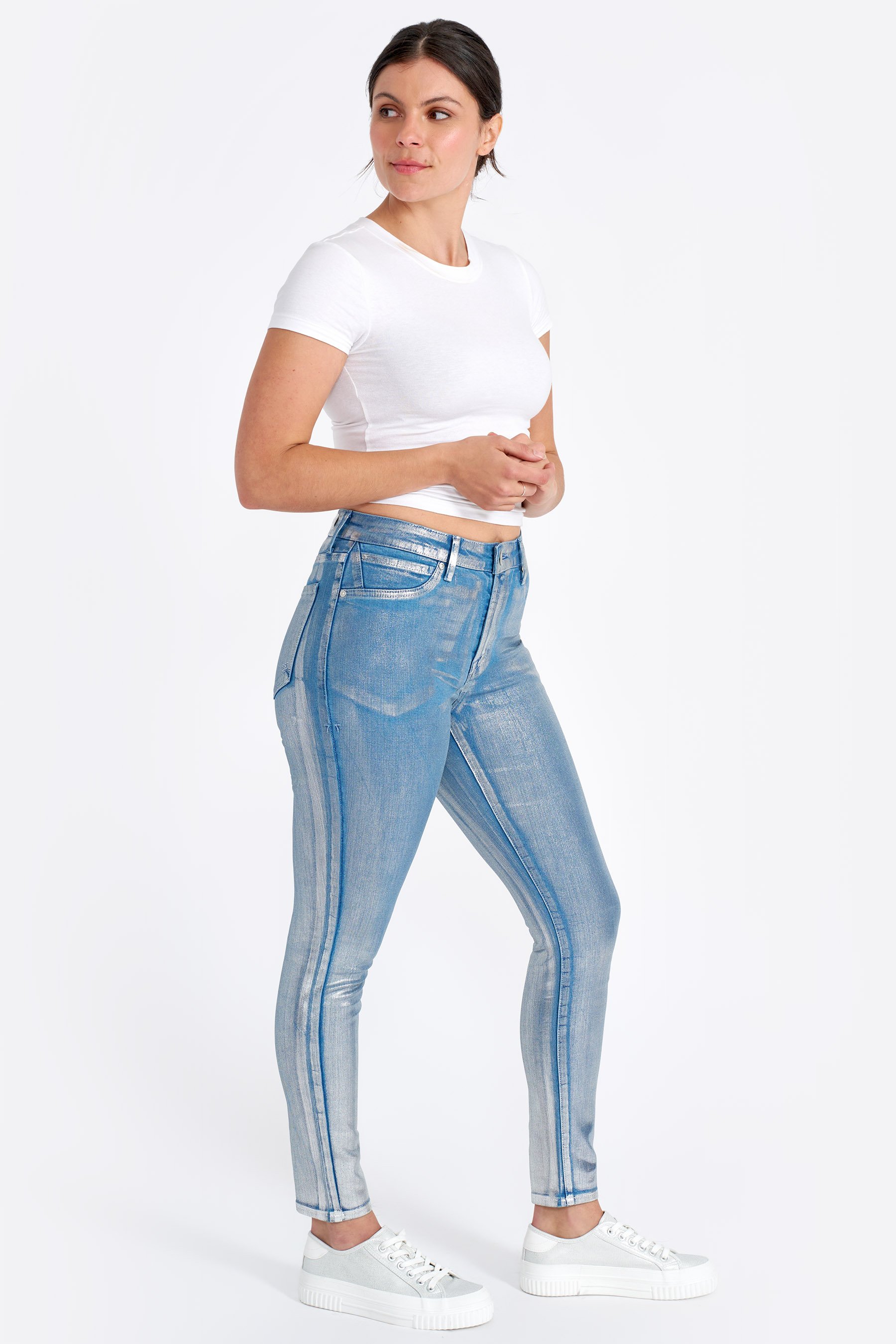 パンツ LONG STRAIGHT FOIL DENIM 26inch optimized_MY1954BL_SLIVER_ON_B