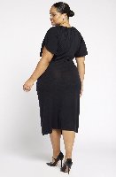 chinese dress ladies Fauber Faux Leather Mini Dress Black / 8 main image 0