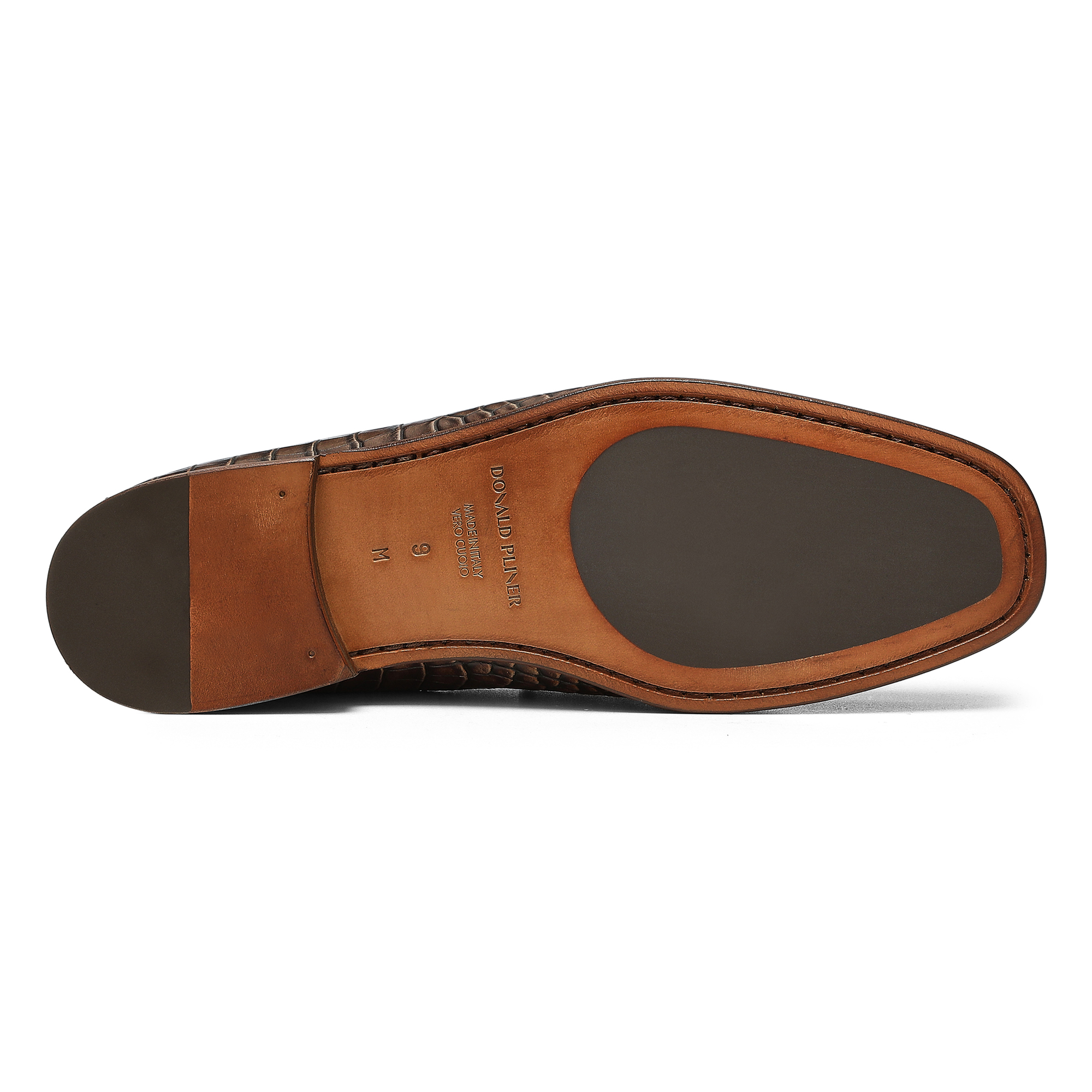 Donald Pliner Men Dacio Cognac Croco Casual In Cognac Croco