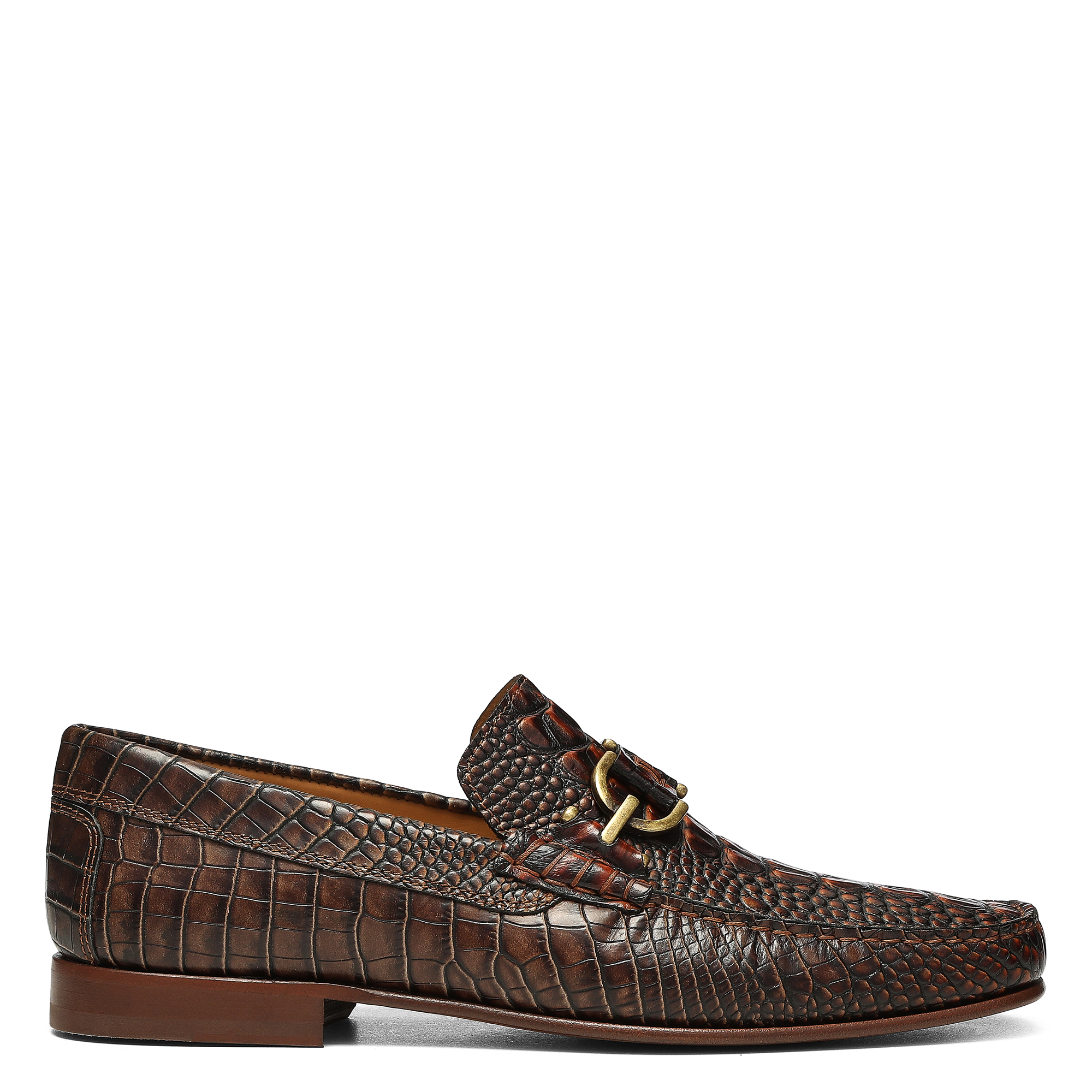 Donald Pliner Men Dacio Cognac Croco Casual In Cognac Croco