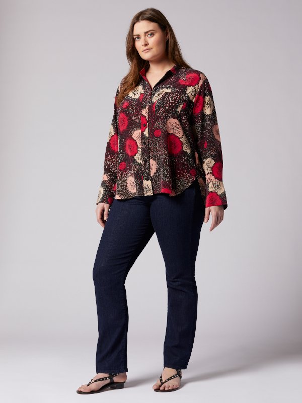 Leona Long Sleeve Silk Shirt at Equipment