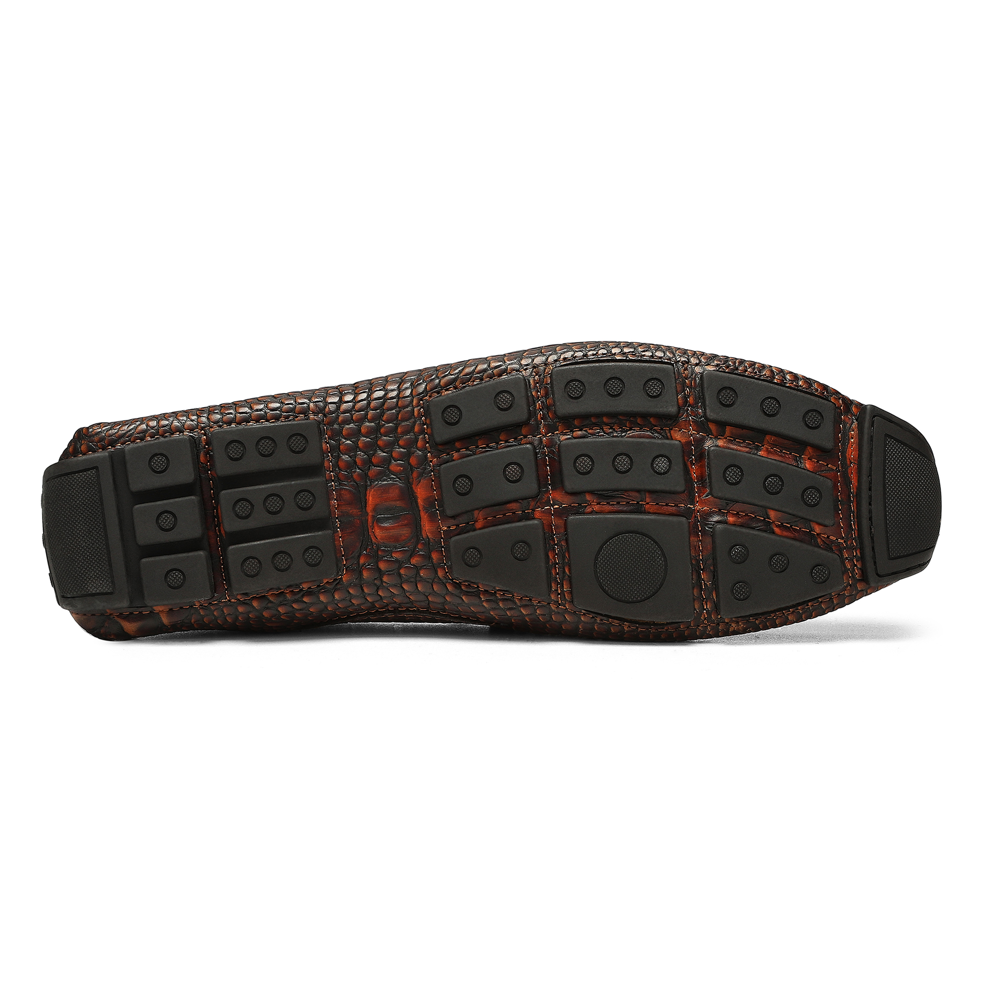 Donald Pliner Men Dacio Driver Oxblood Red Casual In Dark Brown
