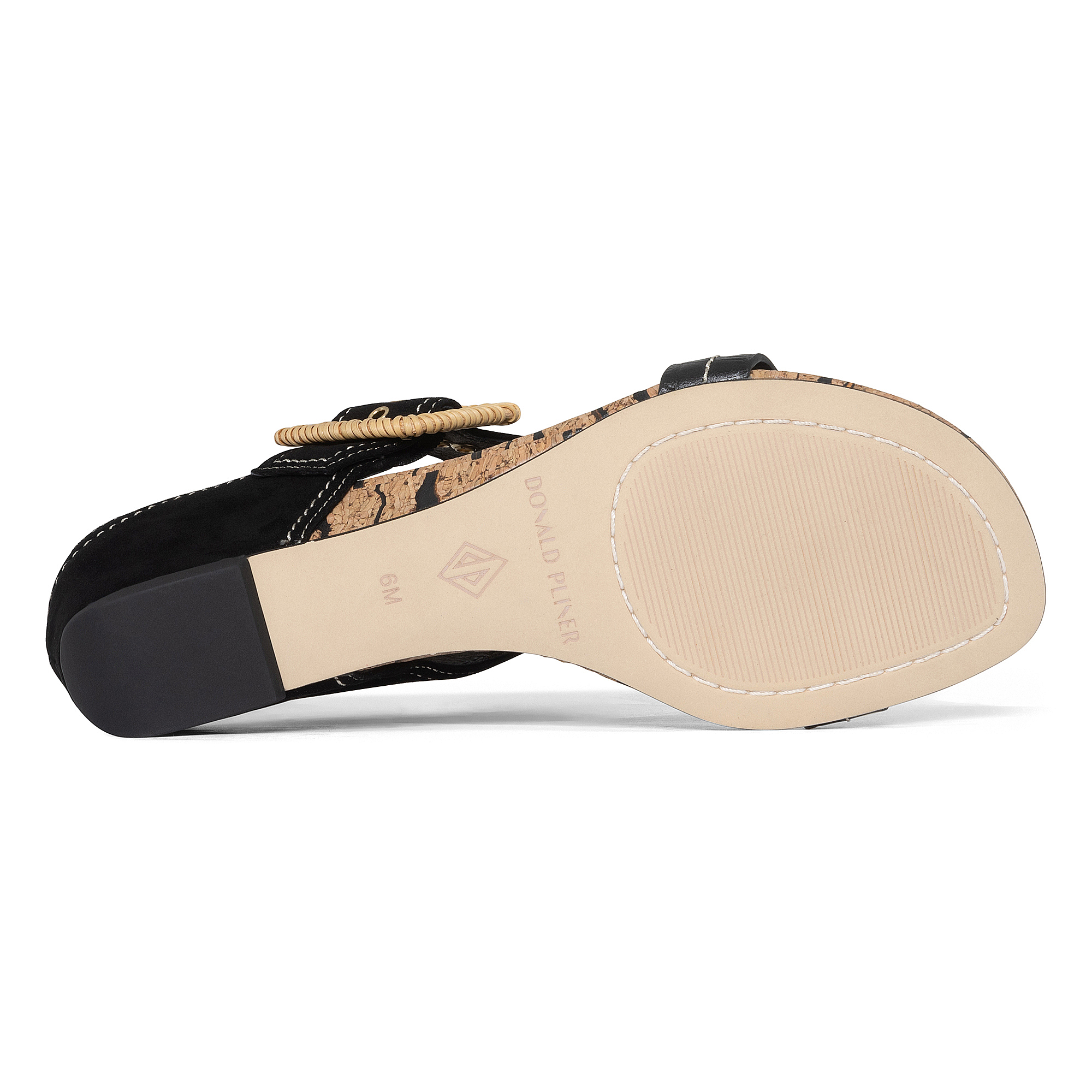 DONALD PLINER WOMEN OFELIA BLACK CORK CASUAL