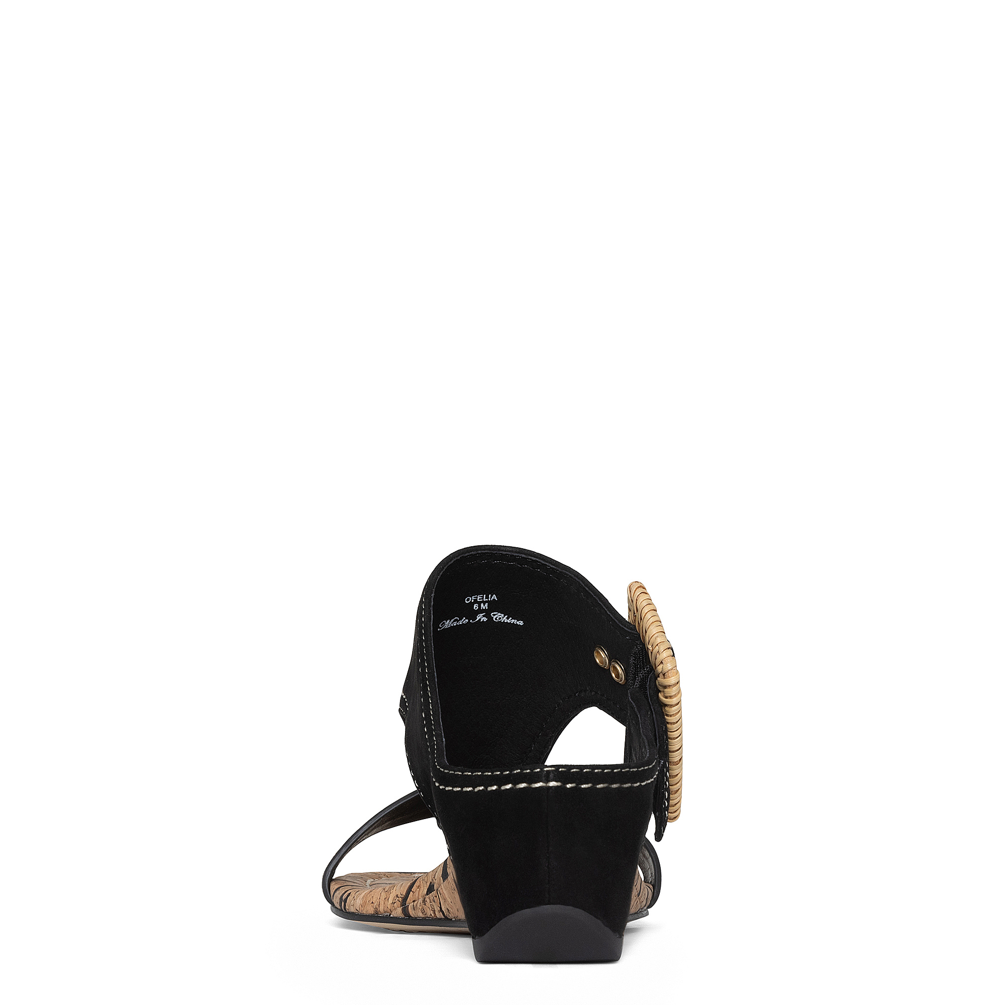 DONALD PLINER WOMEN OFELIA BLACK CORK CASUAL