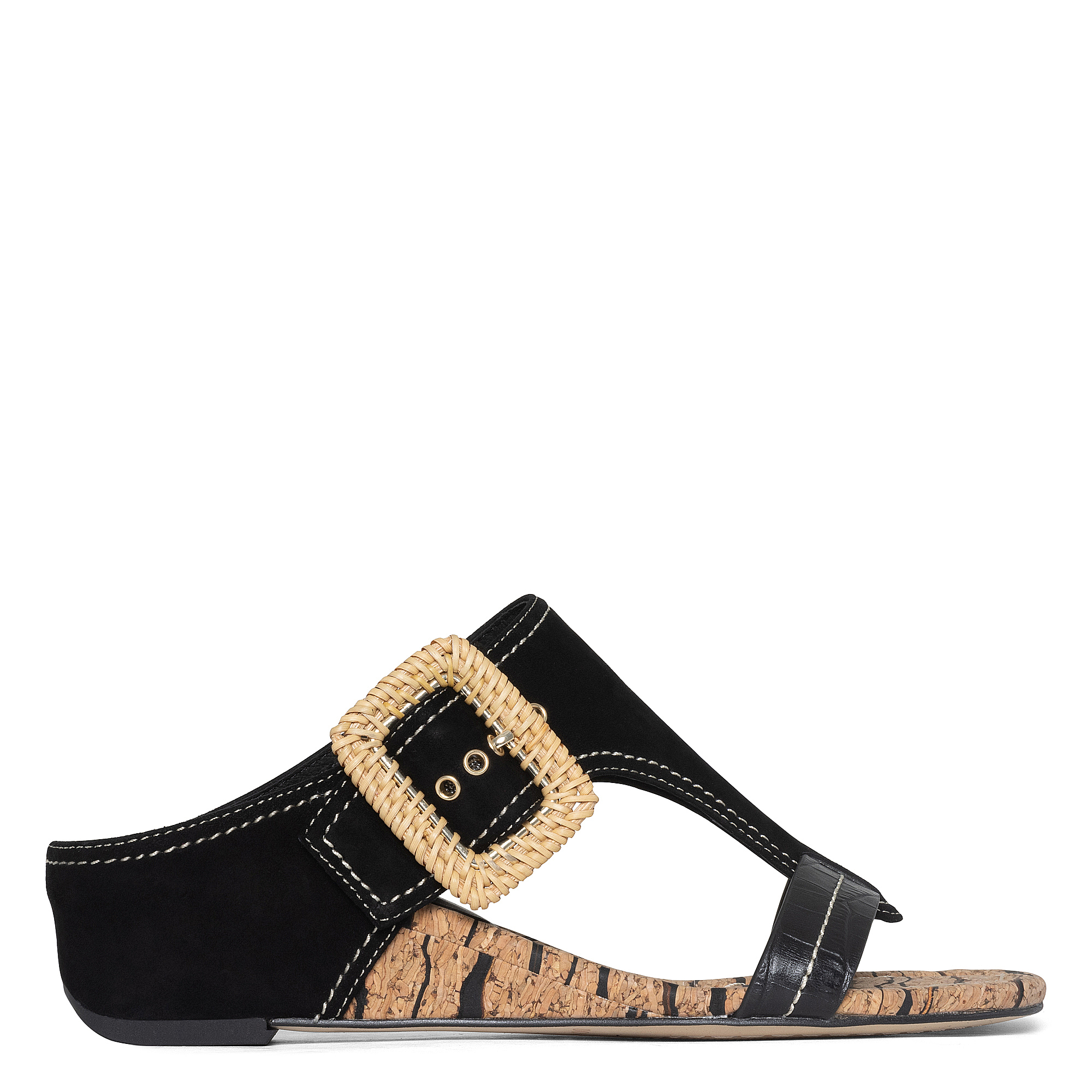 DONALD PLINER WOMEN OFELIA BLACK CORK CASUAL