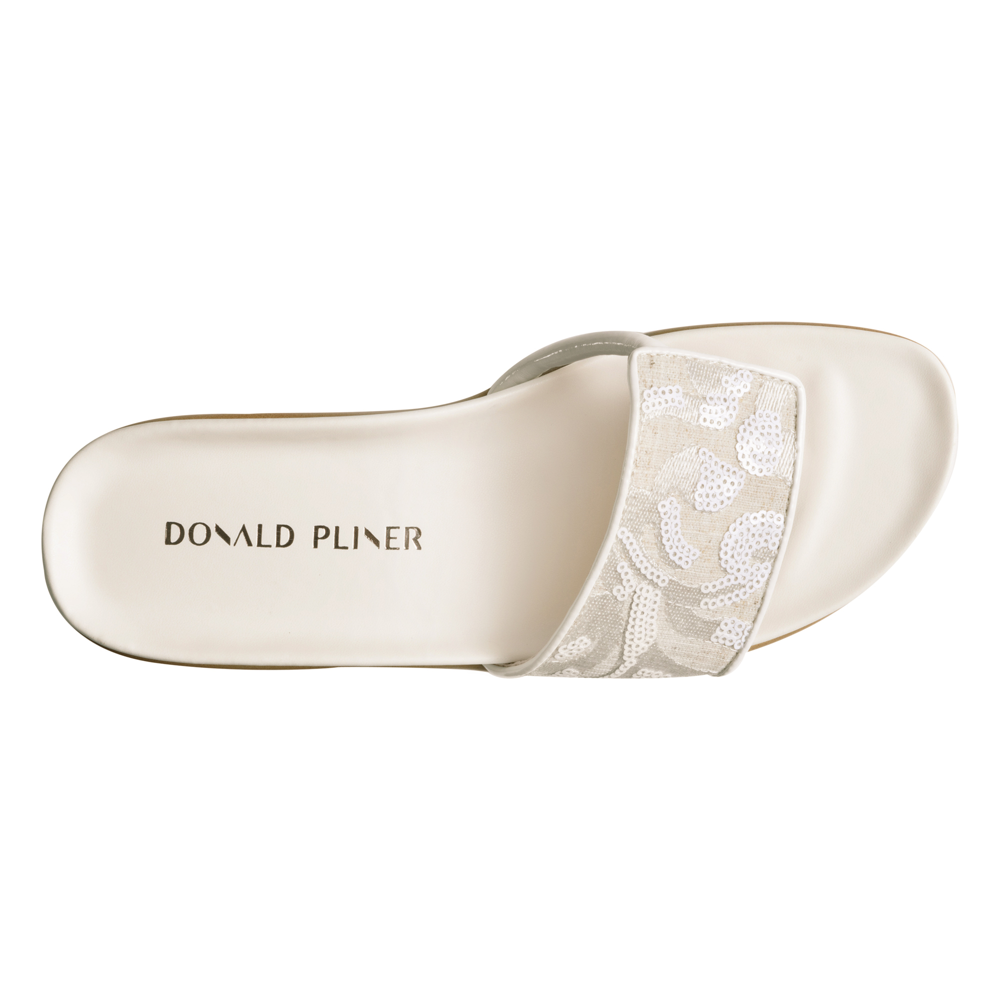 Donald Pliner Women Fifi Natural White Brocade Casual In Natural White Brocade