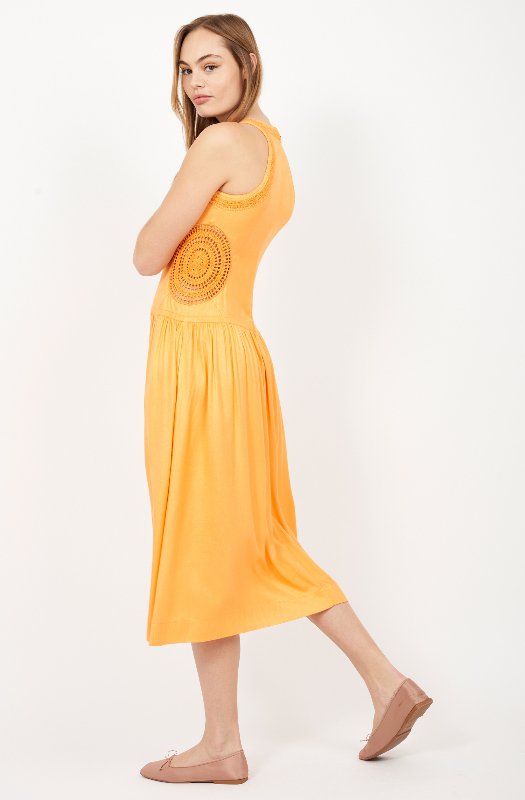 Elliot Midi Cotton Dress at Joie