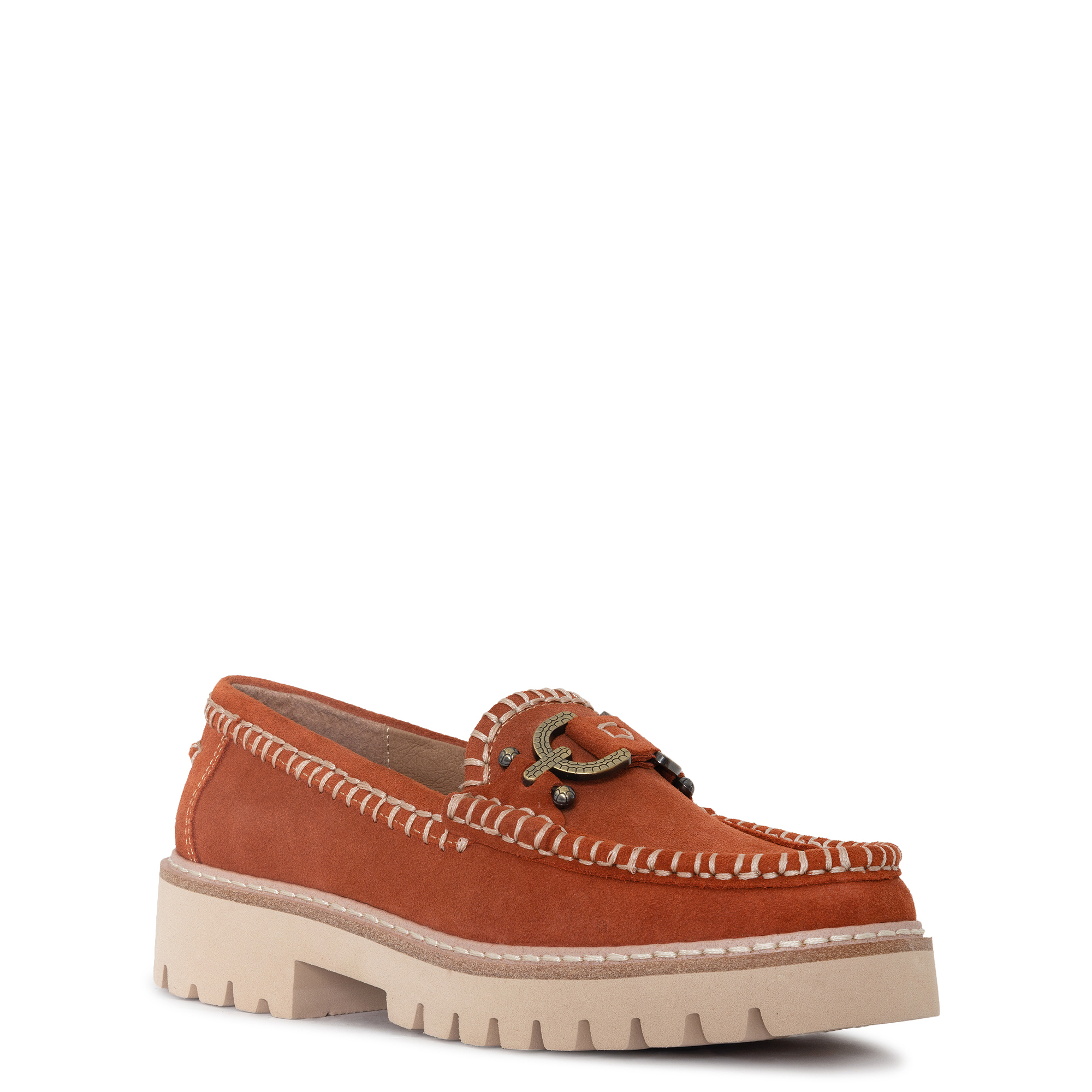 Donald Pliner Helio Suede In Terracotta