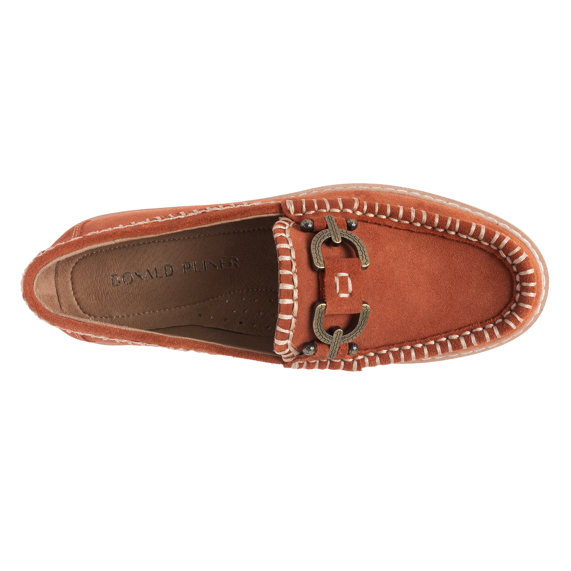 Donald Pliner Helio Suede In Terracotta