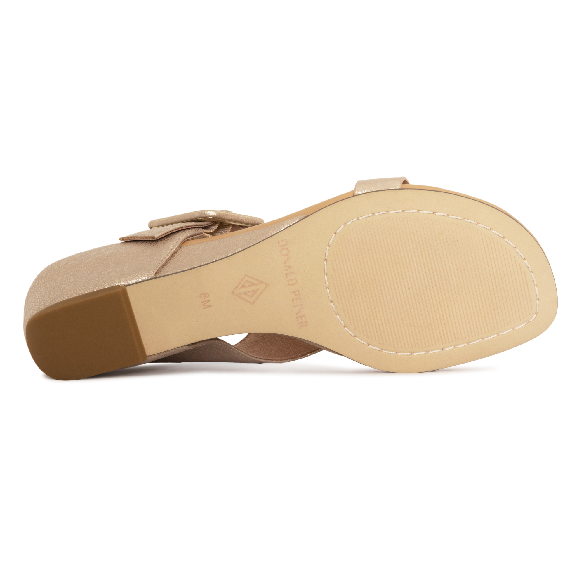 Donald Pliner Ofelia Wedge Sandal In Pale Gold In Pale Gold