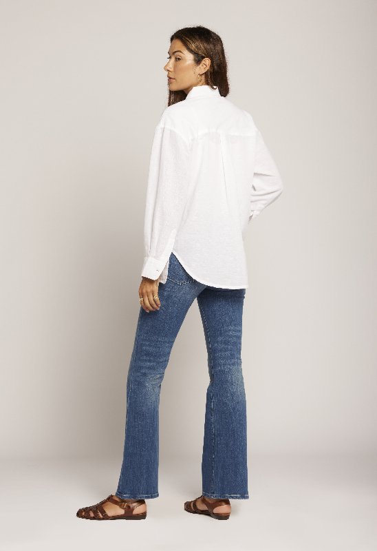 Current Elliott（カレントエリオット） THE MUSCLE TEE Vintage White Highway 17 Tシャツ Current Elliott（カレントエリオット） THE MUSCLE TEE Vintage