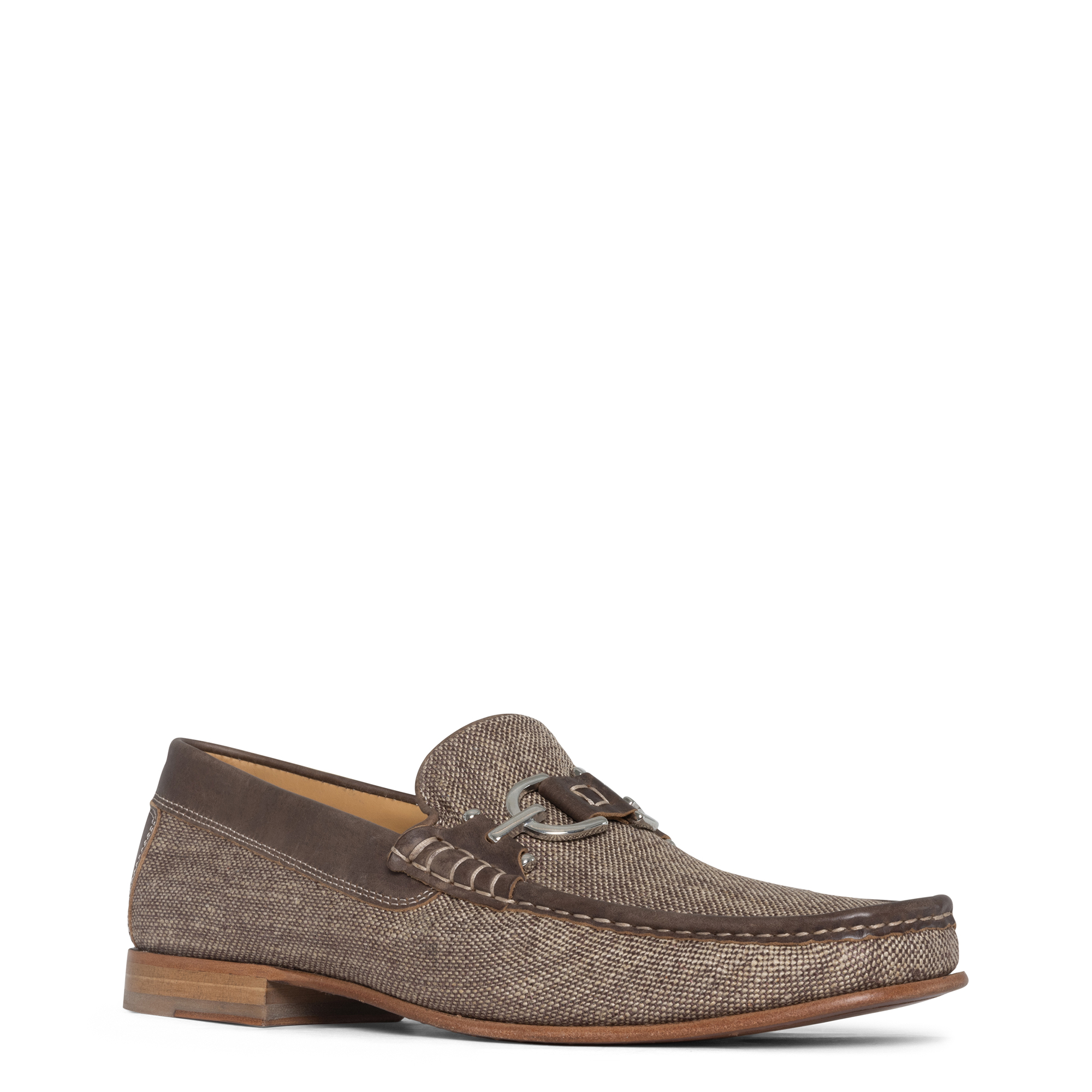 Donald Pliner Men Dacio Brown Canvas Casual In Brown Canvas