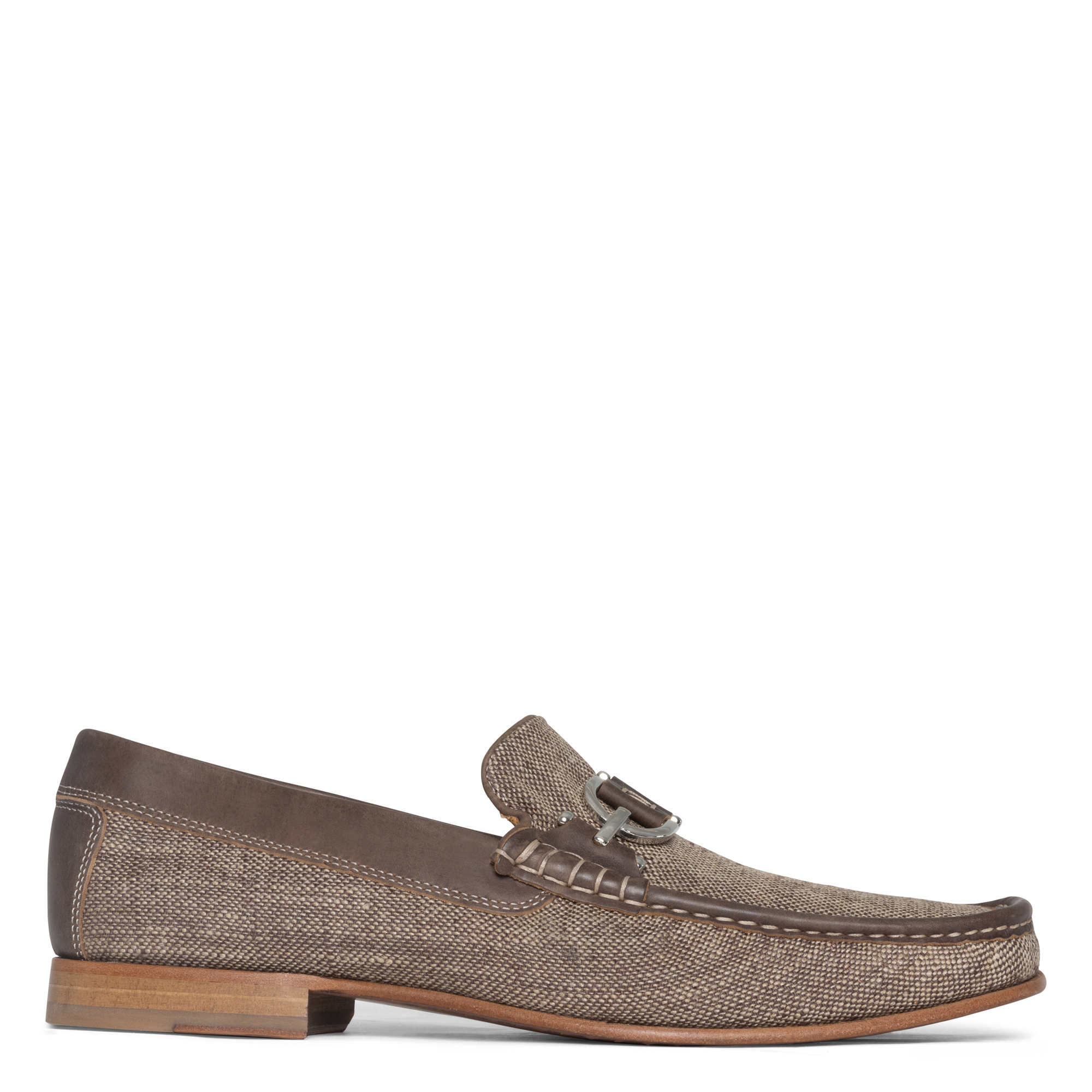 Donald Pliner Men Dacio Brown Canvas Casual In Brown Canvas