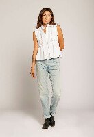 ★2025SS新作★illio★vintage star tencel sleeveless top Star Stud Sleeveless Top (2401T11300-CREAM-YELLOW)