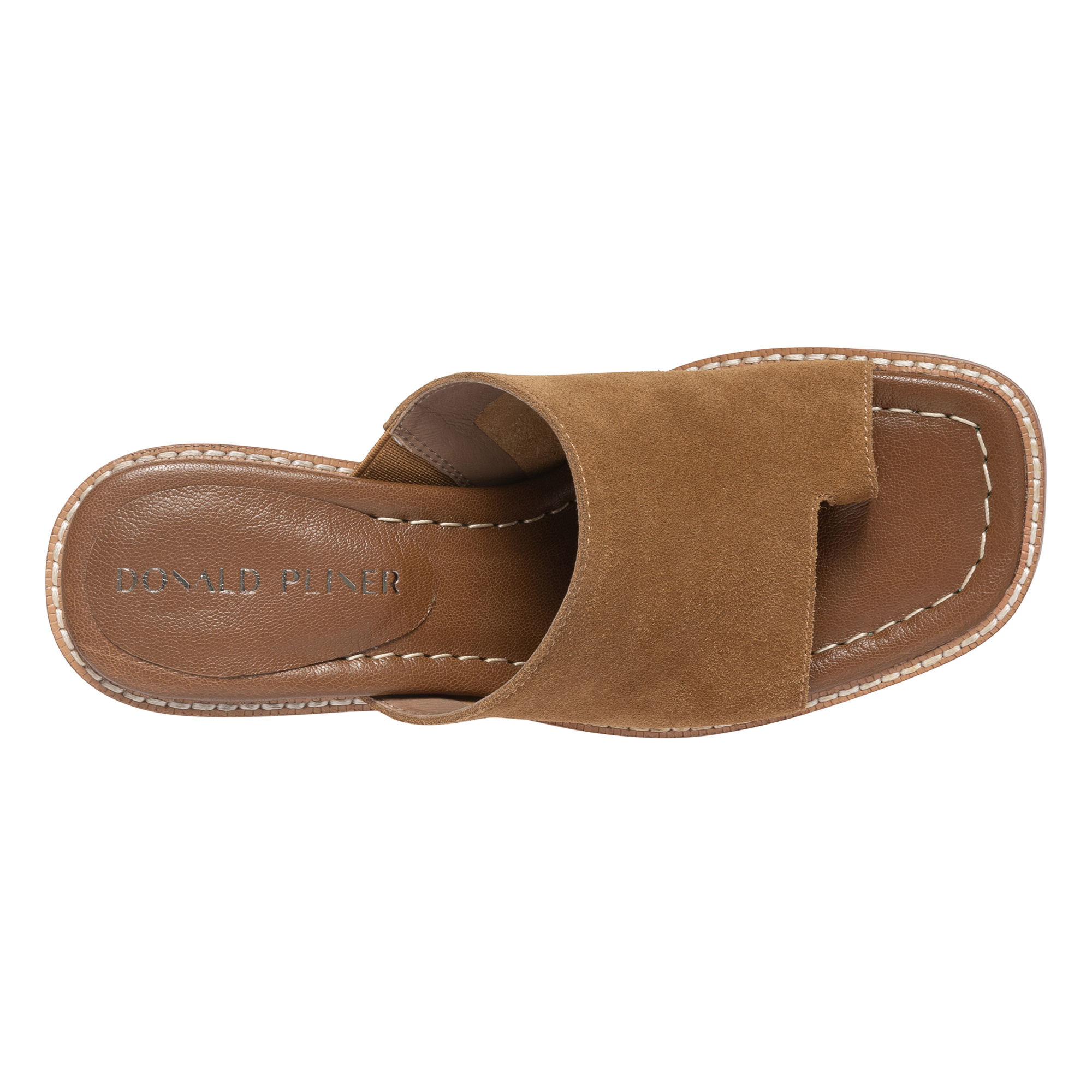 Donald Pliner Toe Ring Sandal In Saddle