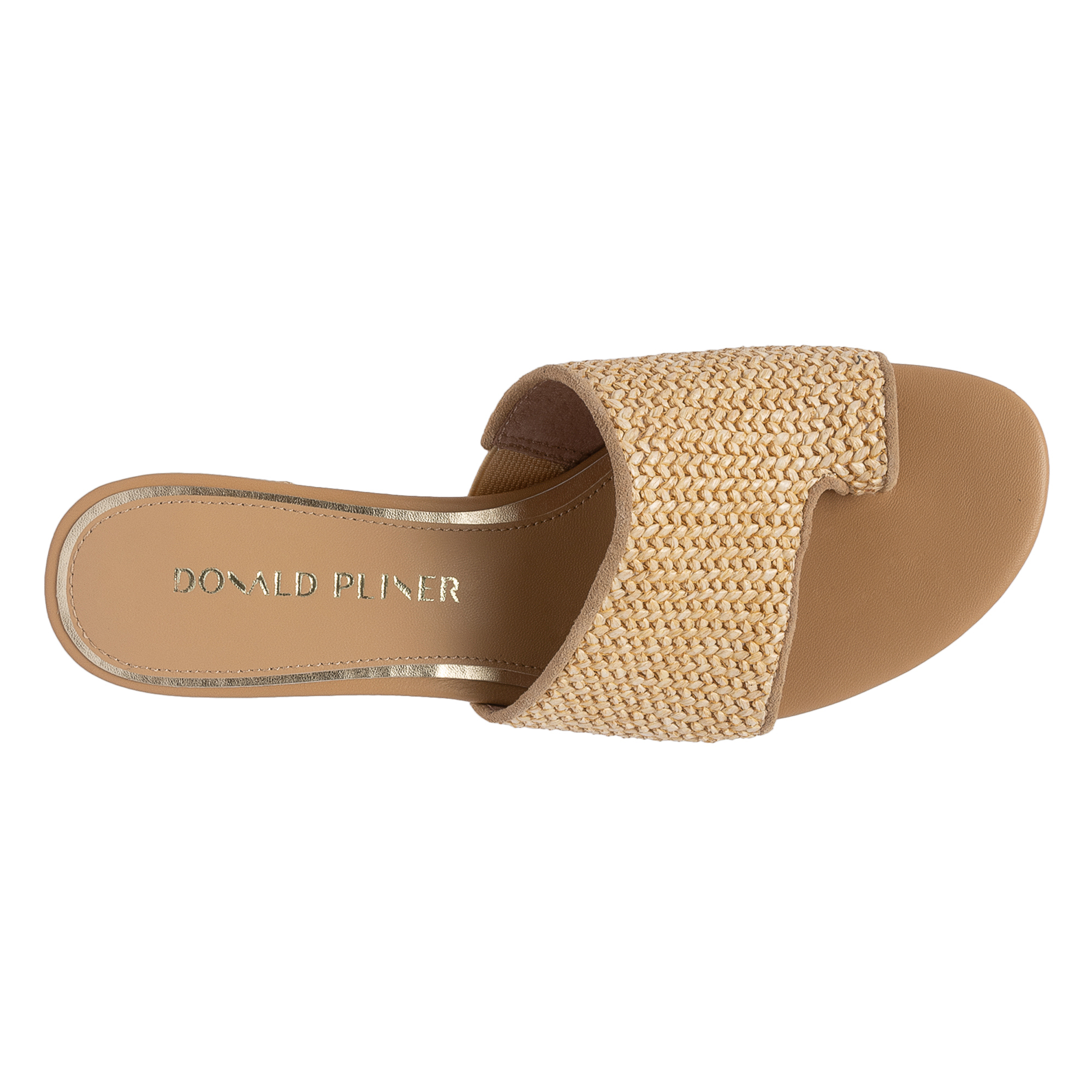 Donald Pliner Women Melros Camel Raffia Casual In Camel Raffia