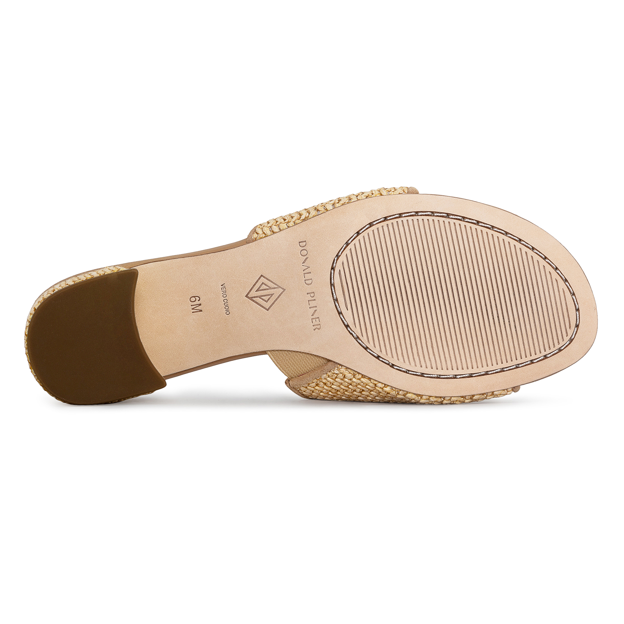 Donald Pliner Women Melros Camel Raffia Casual In Camel Raffia