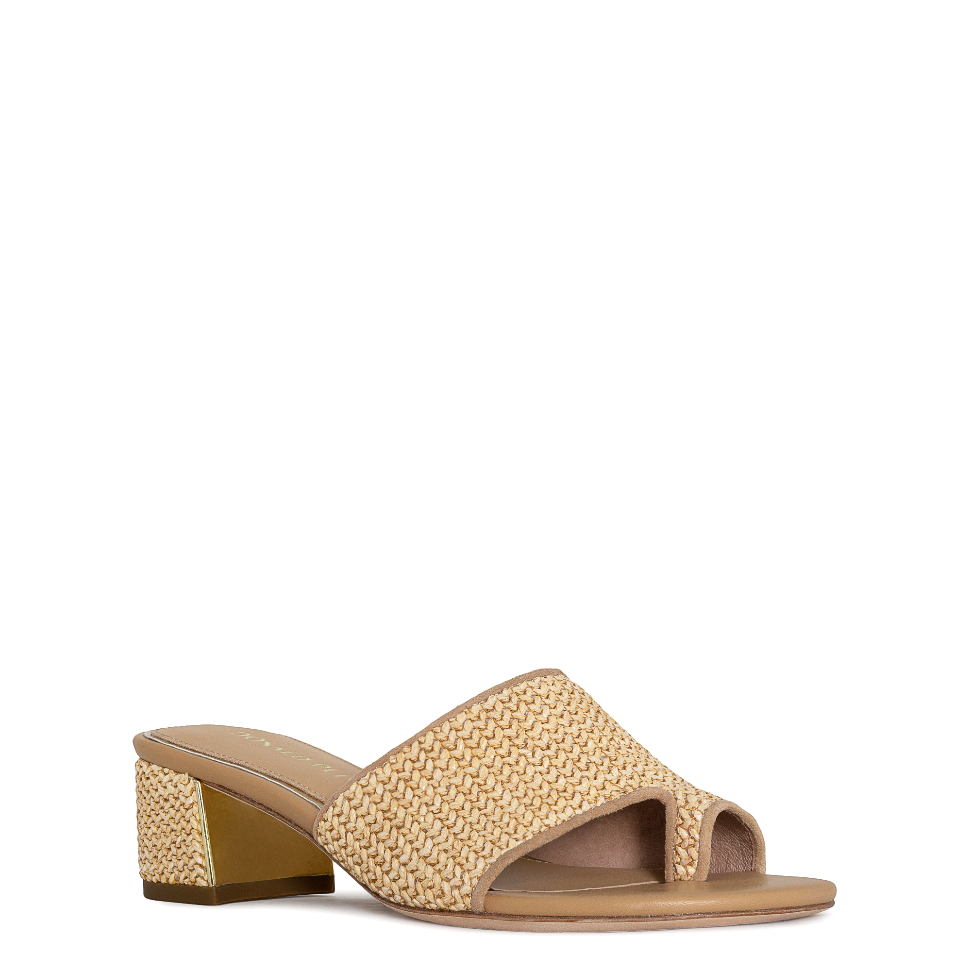 Donald Pliner Women Melros Camel Raffia Casual In Camel Raffia