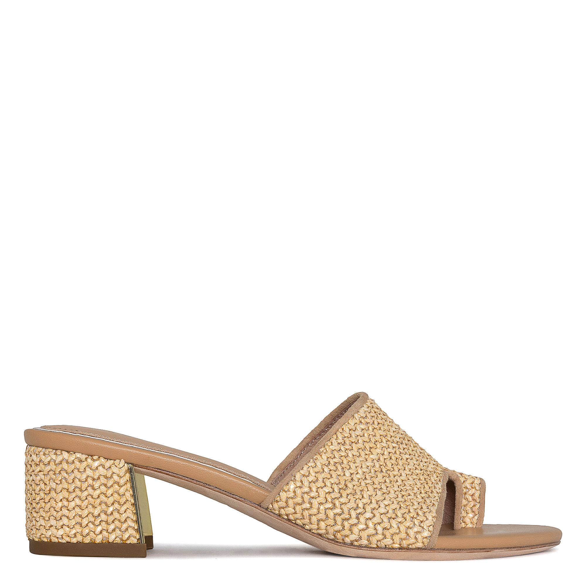 Donald Pliner Women Melros Camel Raffia Casual In Camel Raffia
