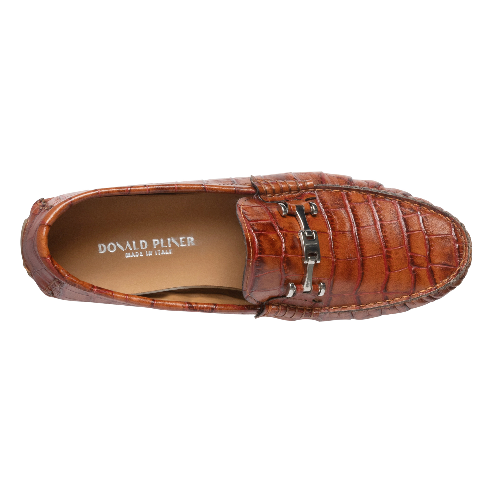 Donald Pliner Basilio Driving Shoe In Cognac