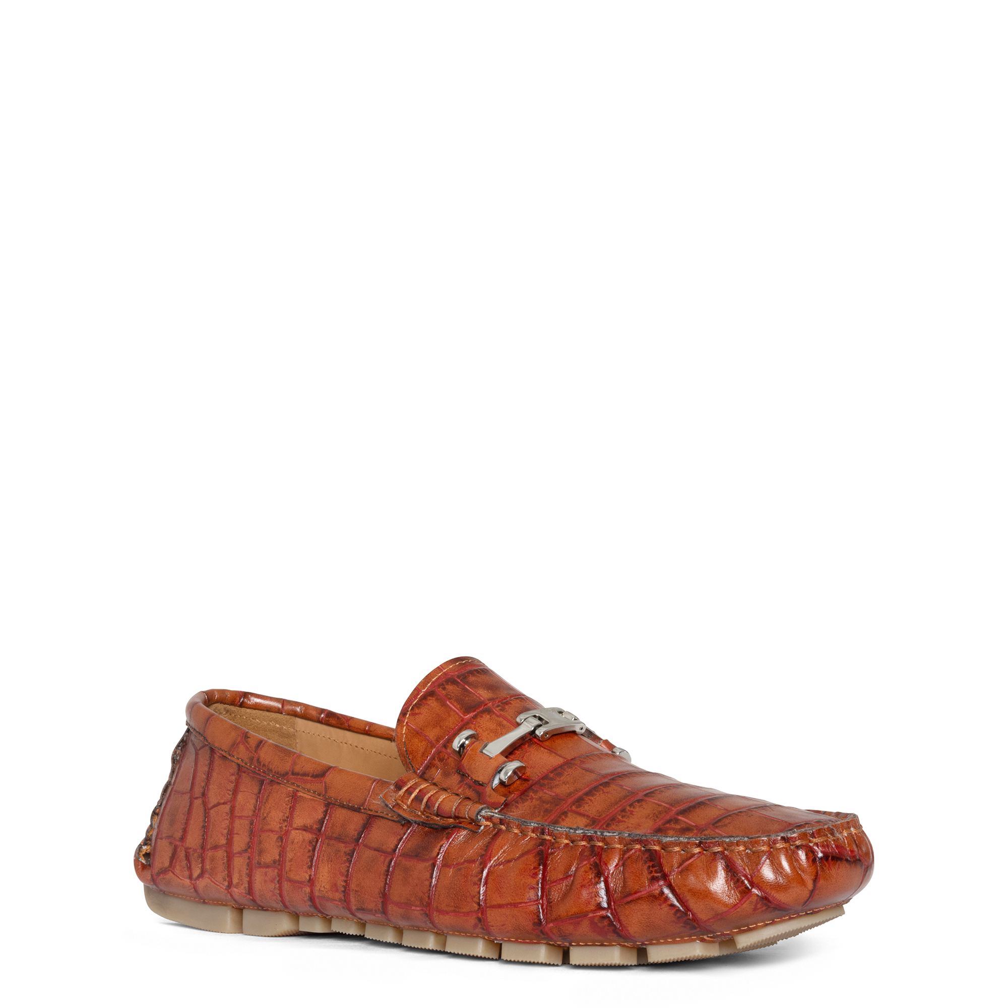 Donald Pliner Basilio Driving Shoe In Cognac