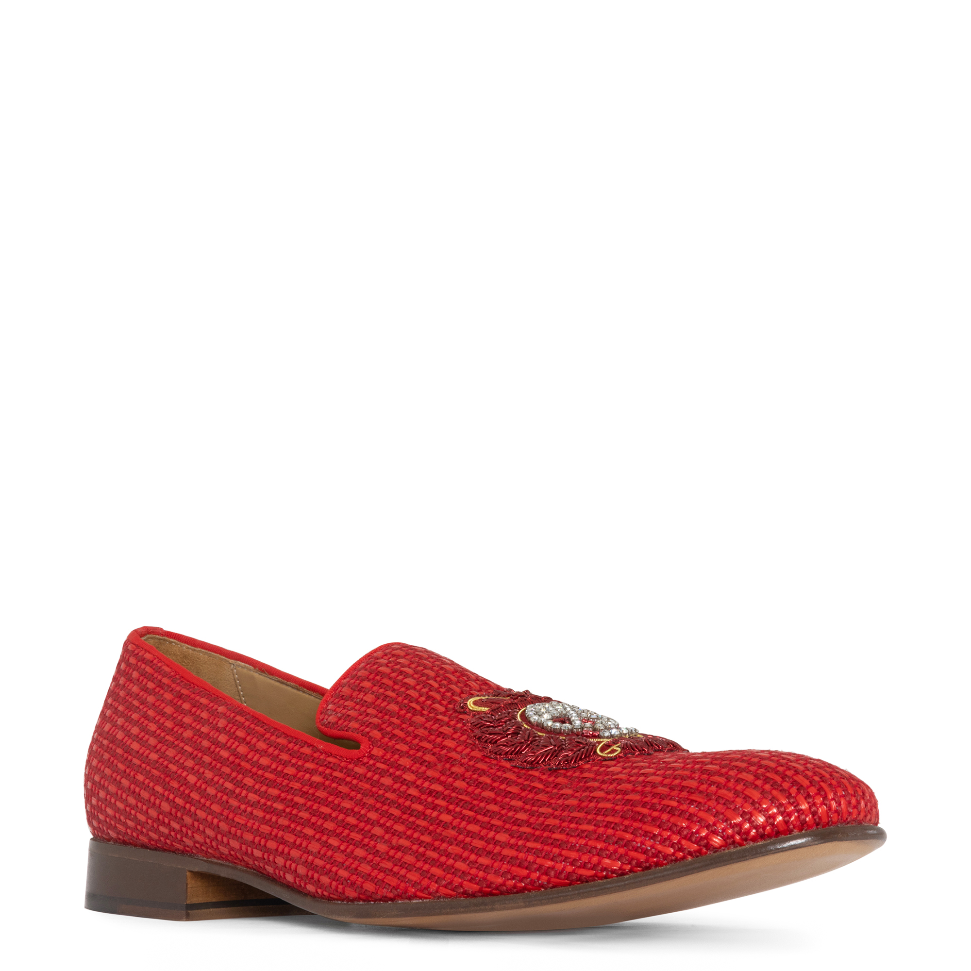 Donald Pliner Men Spencer Red Raffia Casual In Red Raffia