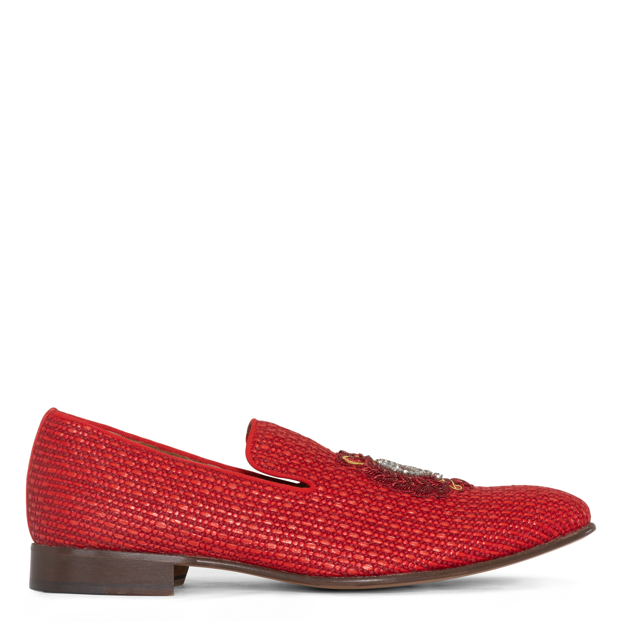 Donald Pliner Men Spencer Red Raffia Casual In Red Raffia