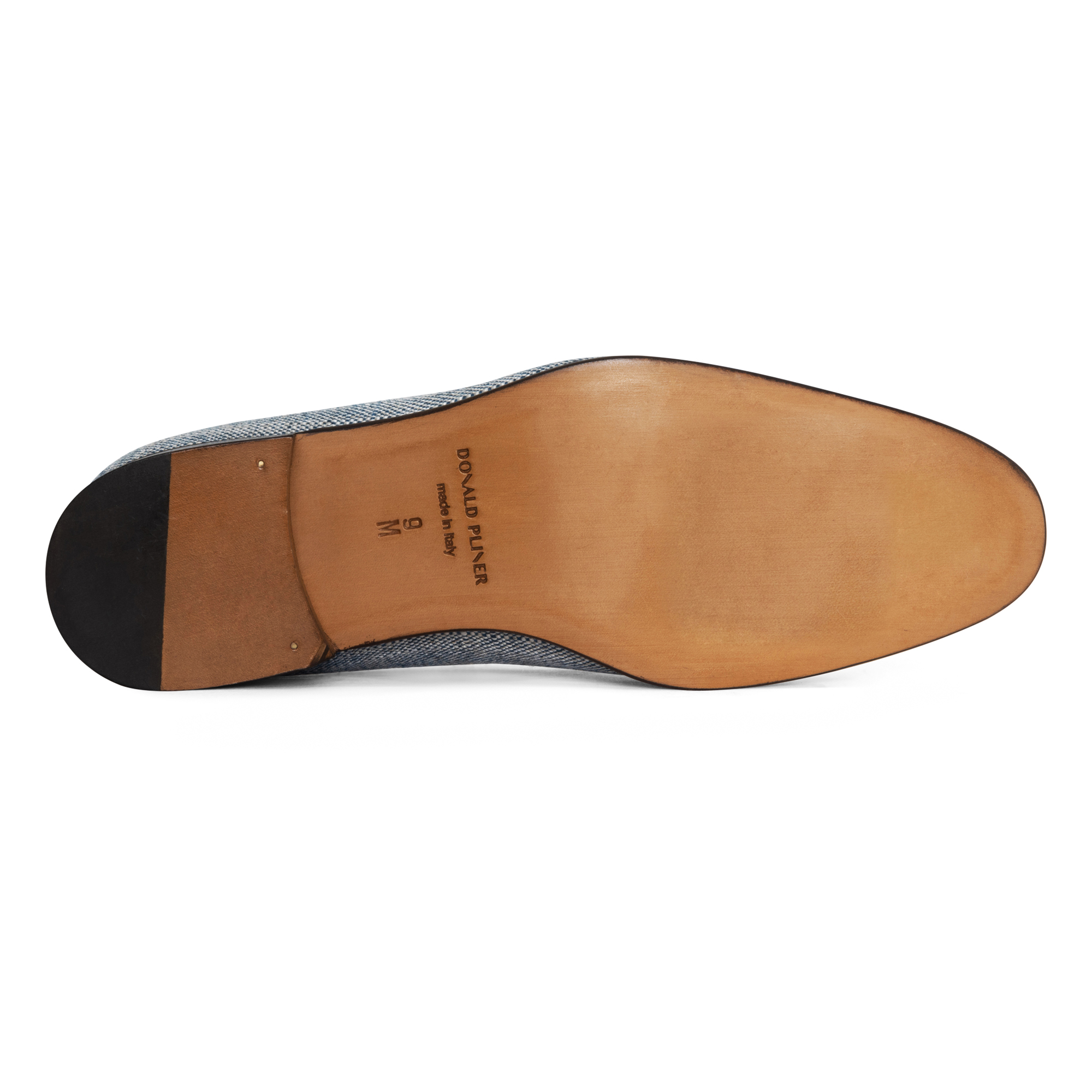Donald Pliner Skull Bit Loafer In Denim