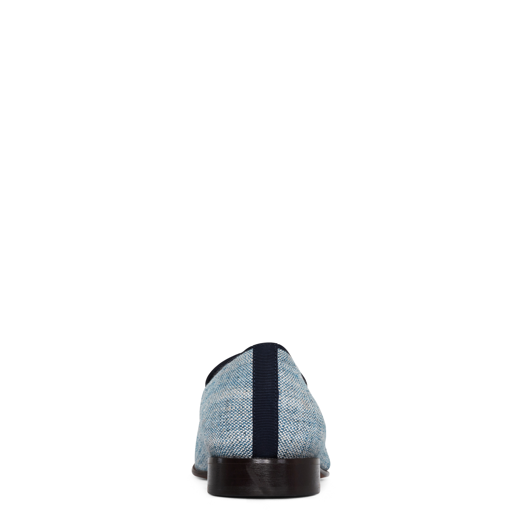 Donald Pliner Skull Bit Loafer In Denim