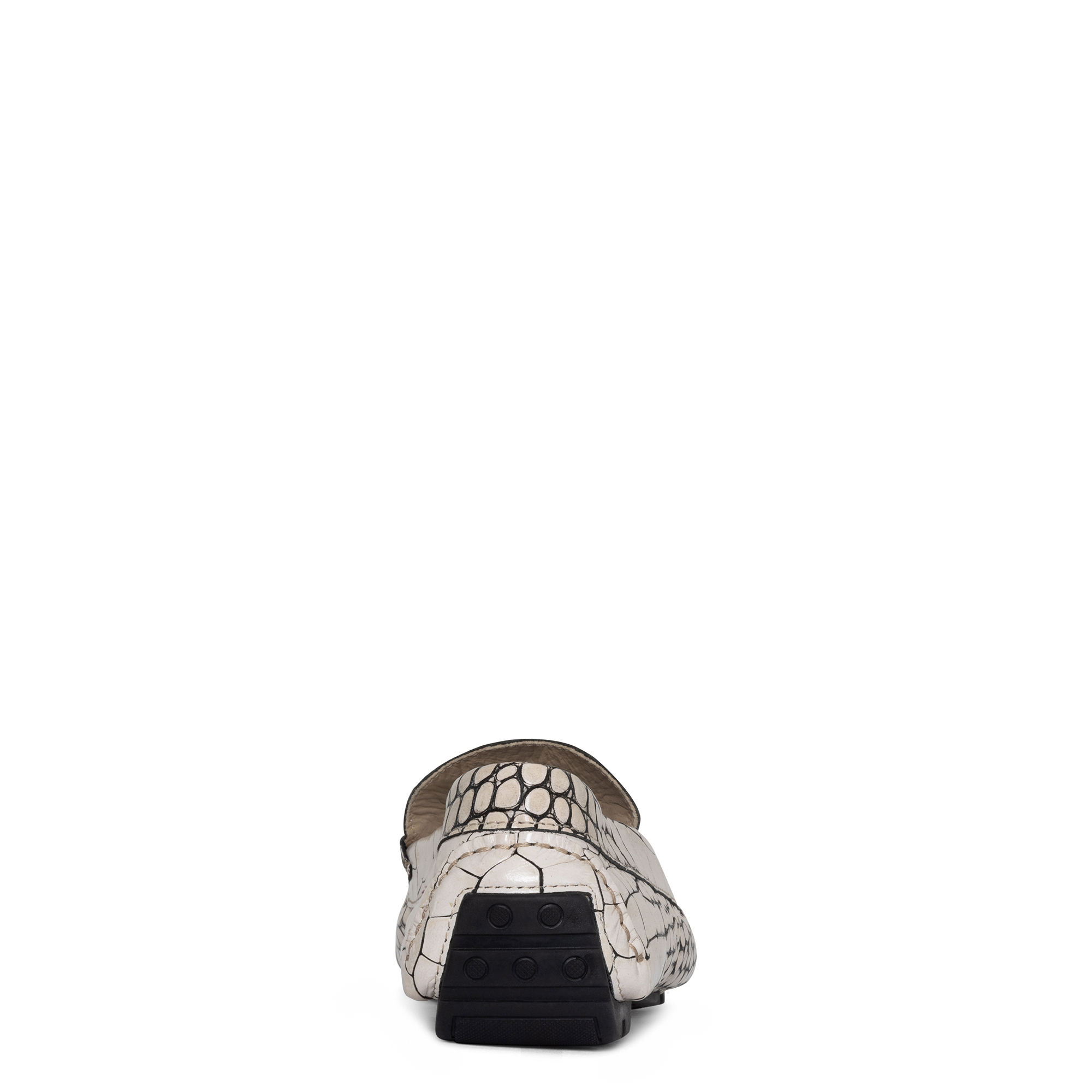 Donald Pliner Men Dacio Driver Grey Croco Casual In Grey Croco