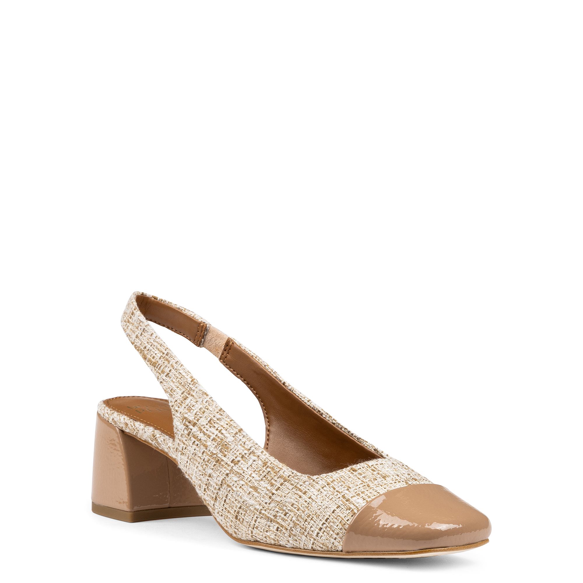 Donald Pliner Women Amore Camel Boucle Casual In Camel Boucle