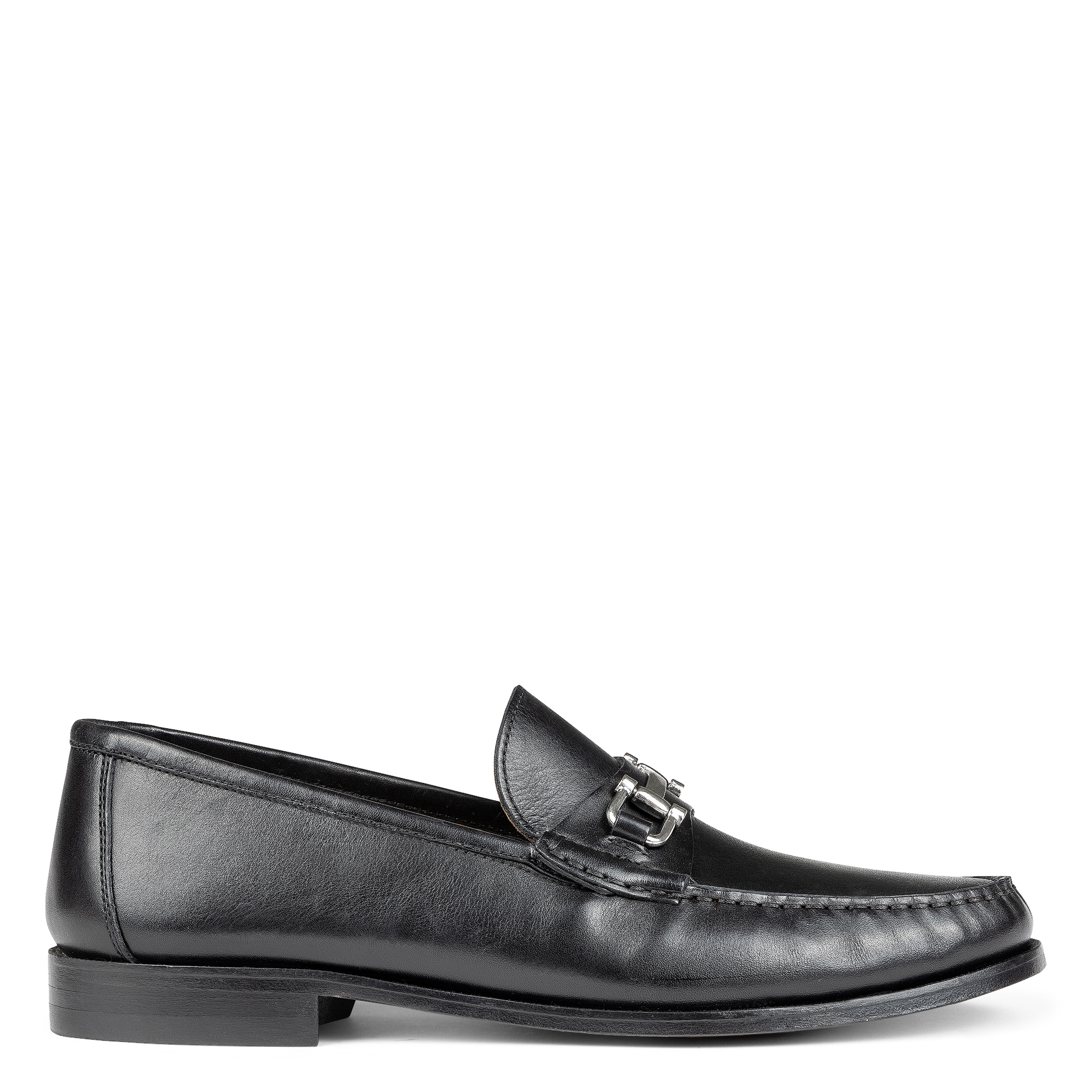 Donald Pliner Men Evanston Black Calf Leather Dress In Black Calf Leather